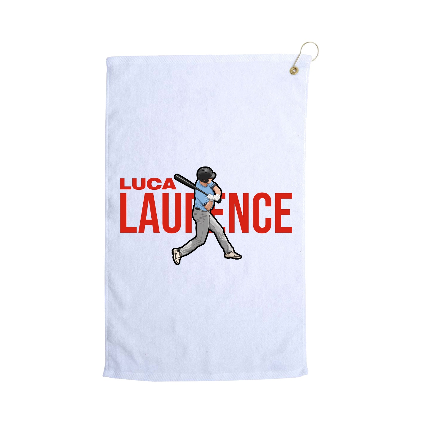 Golf Towel — Player Name in White