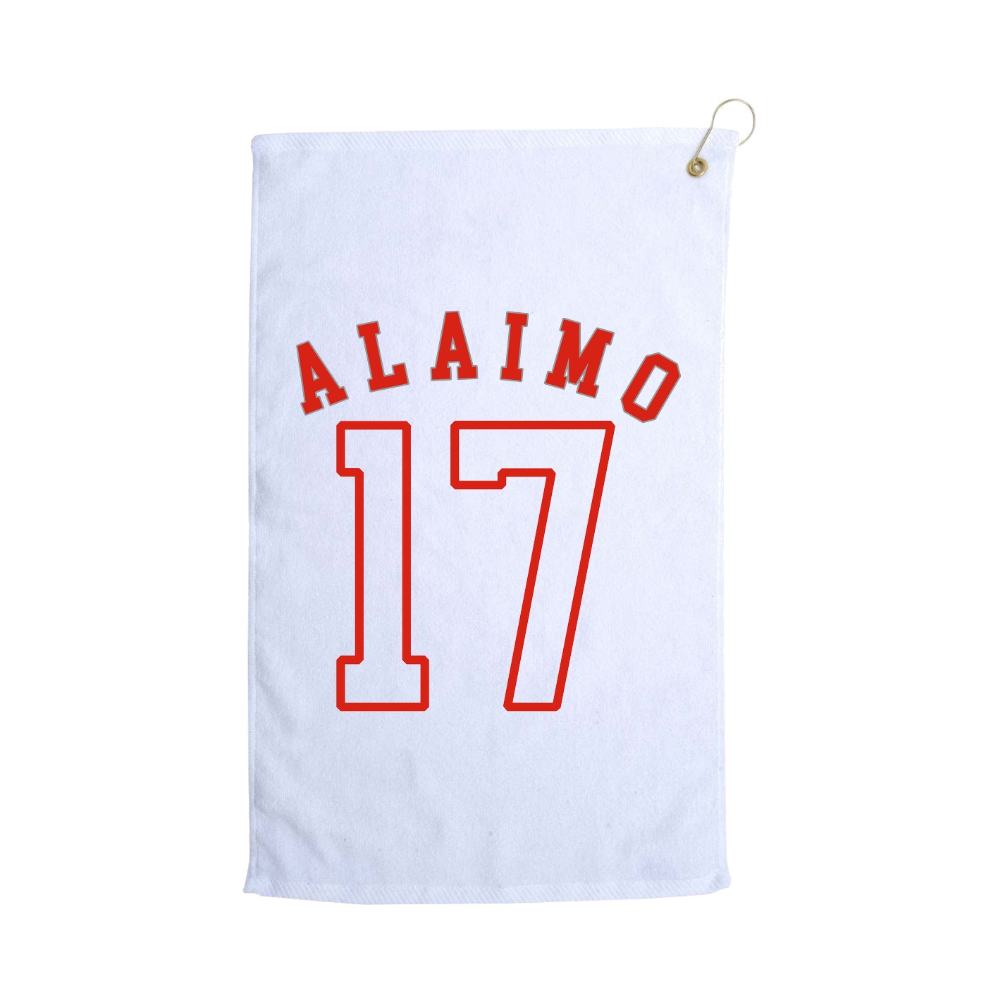 Golf Towel — Shirsey Arch in White