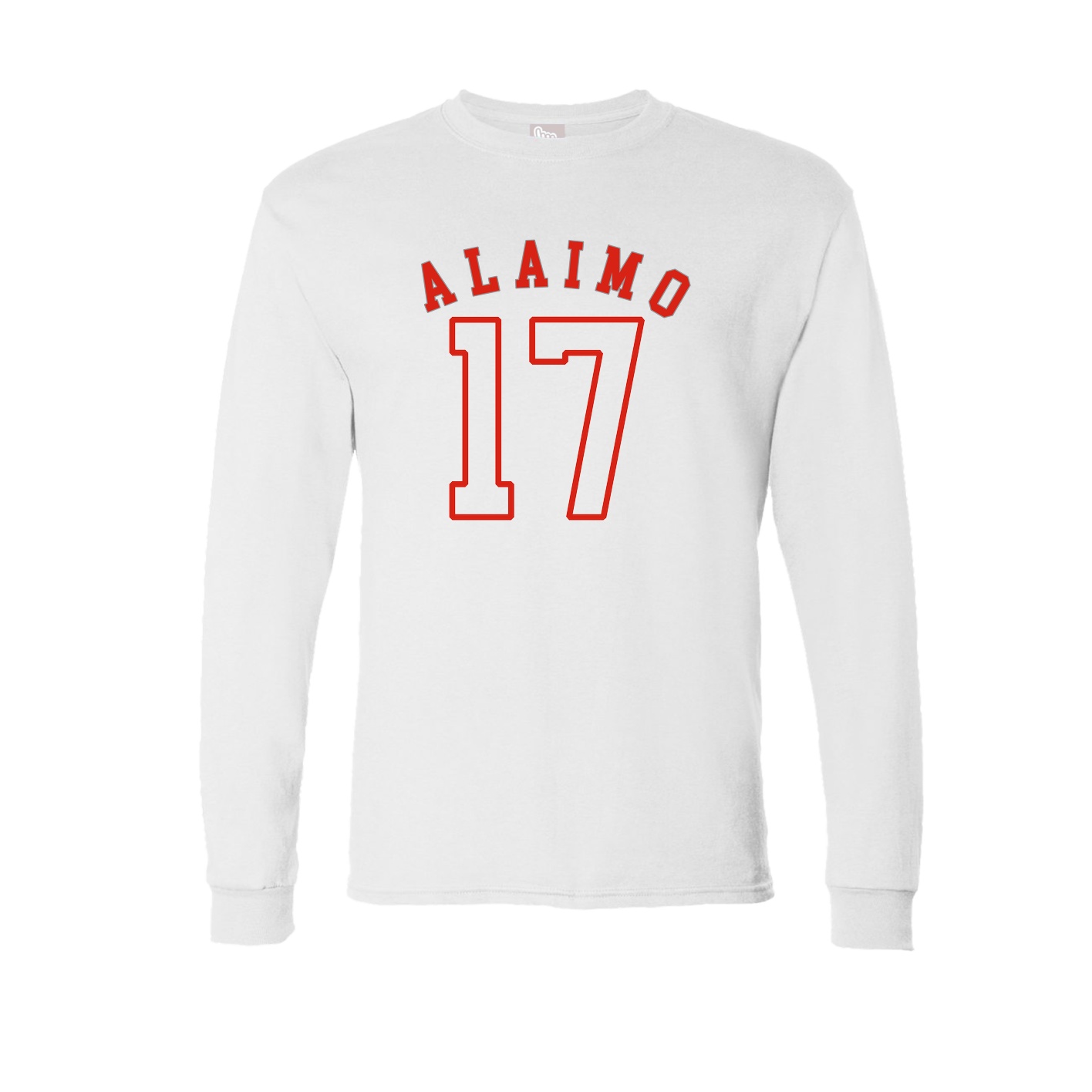 Long Sleeve Tee — Shirsey Arch in White
