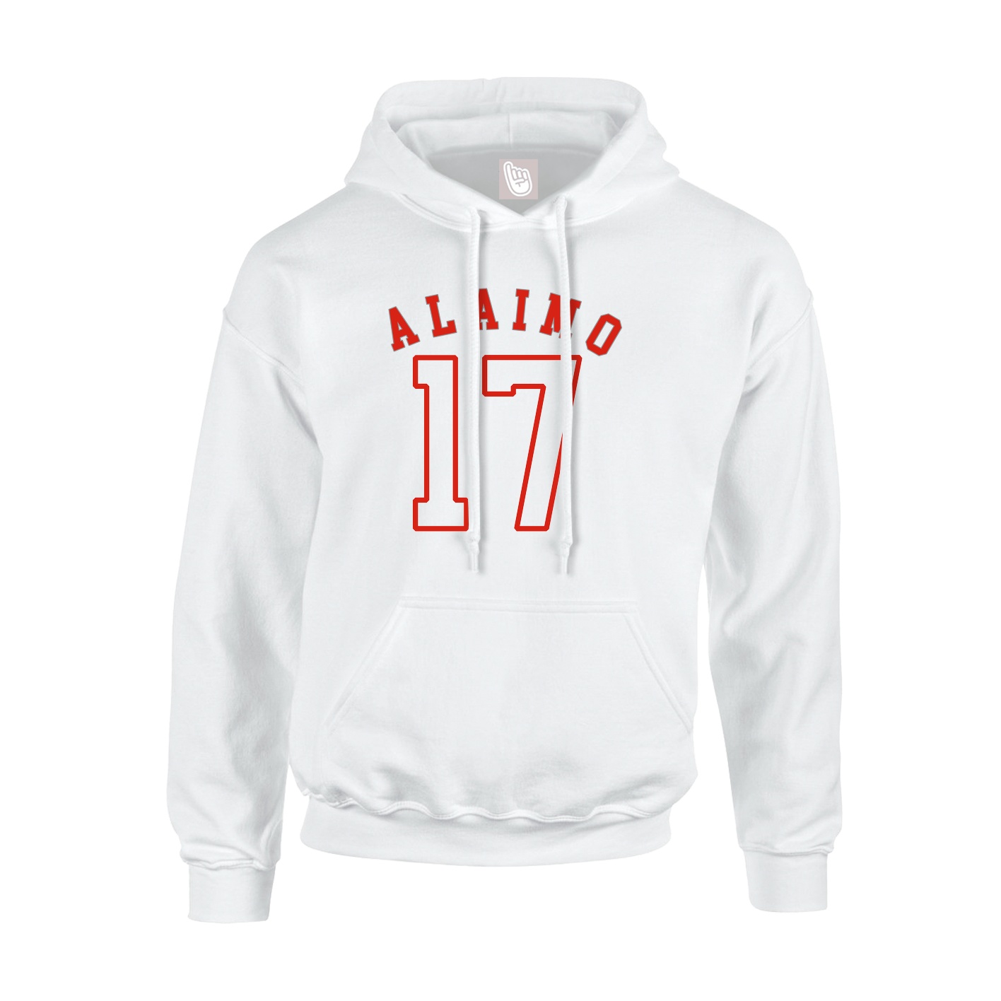 Hoodie — Shirsey Arch in White