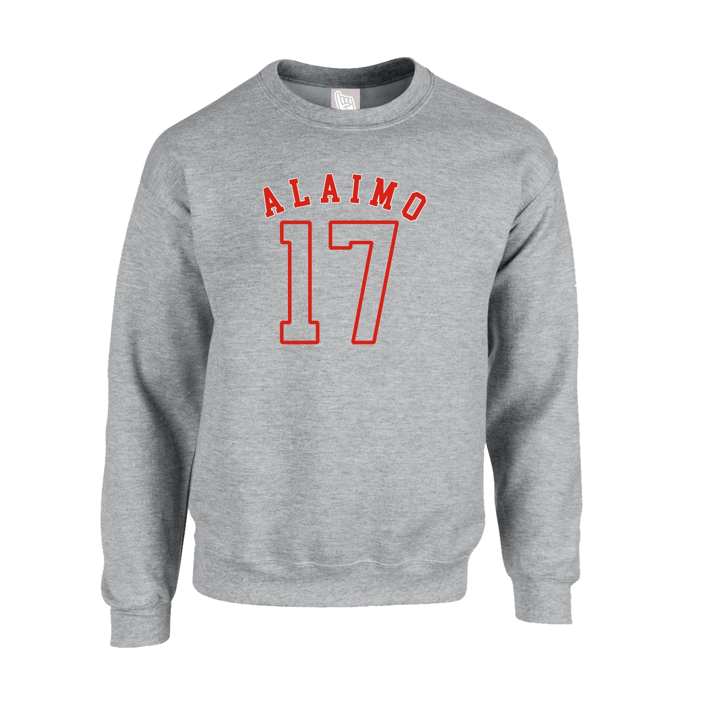 Fleece Crew — Shirsey Arch in Grey