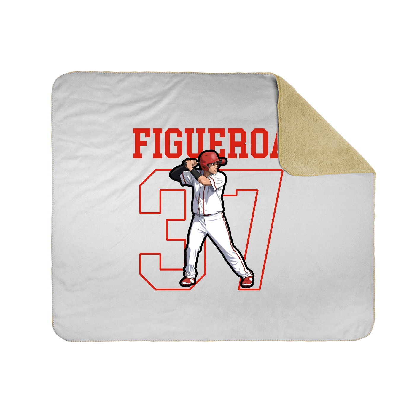 Throw Blanket — Shirsey in White