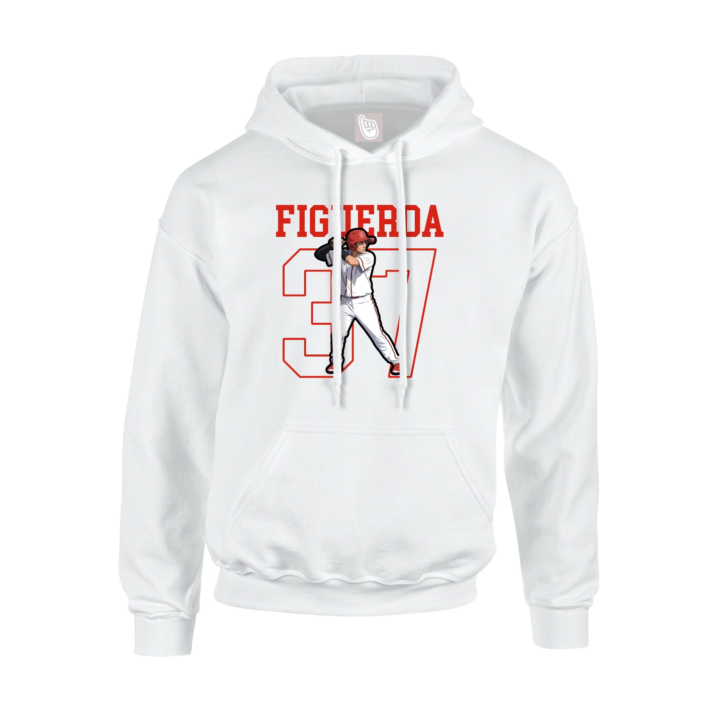 Hoodie — Shirsey in White