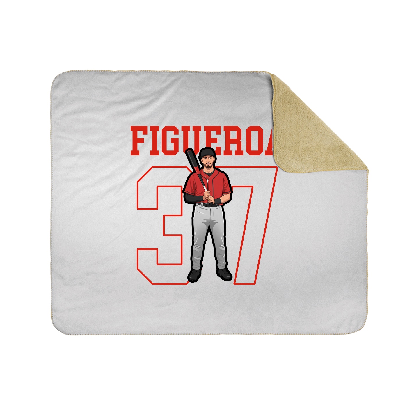 50x60 Sherpa Lined Throw Blanket