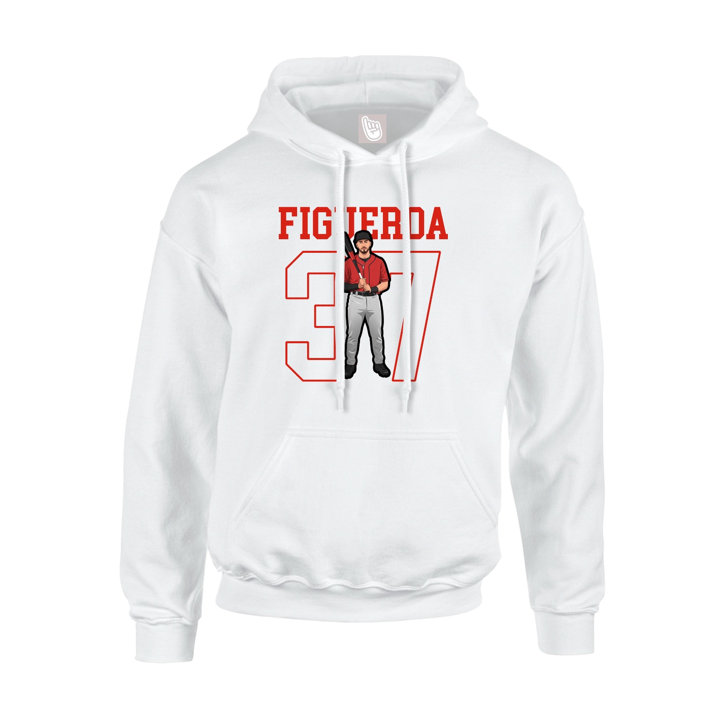 Hoodie — Shirsey in White
