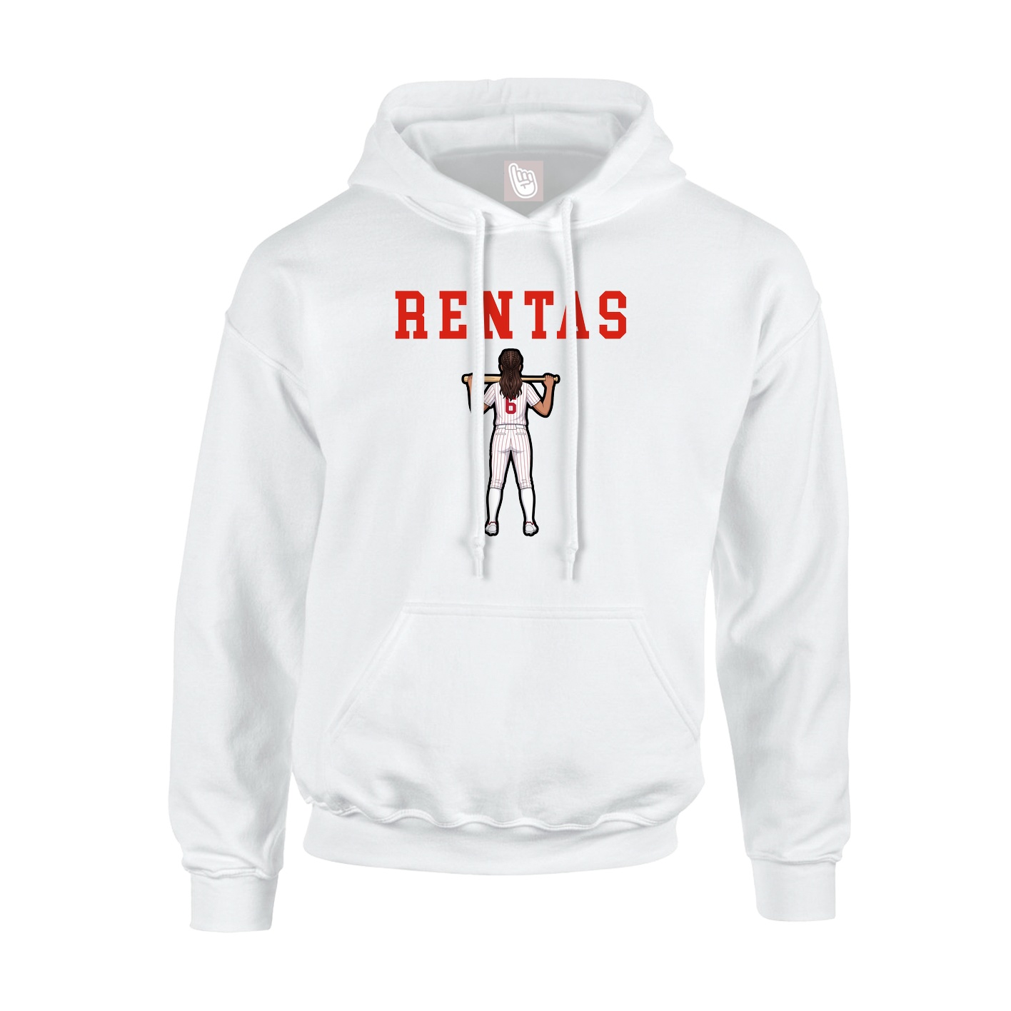 Hoodie — Shirsey in White