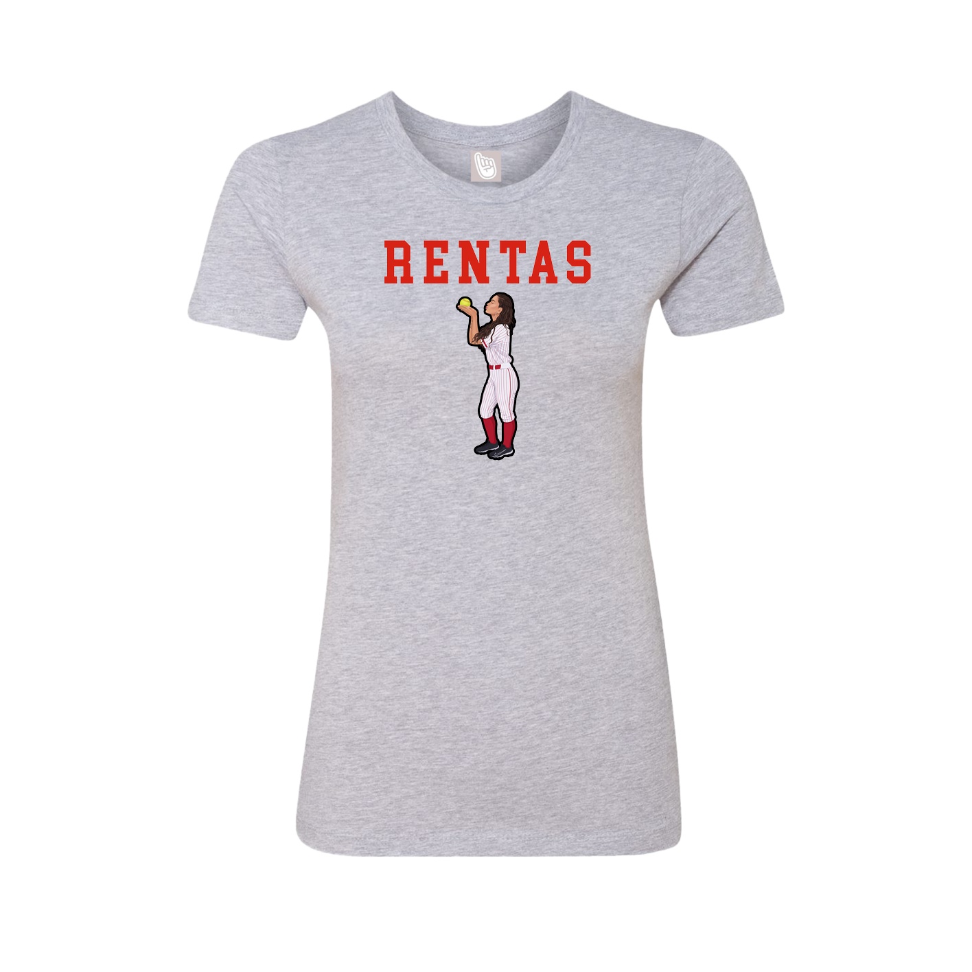 Fitted Women's Tee — Shirsey in Grey