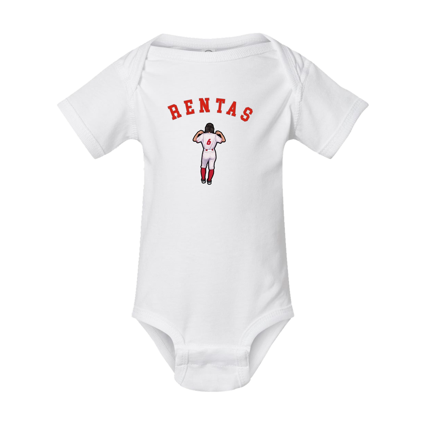 Baby Onesie — Shirsey Arch in White