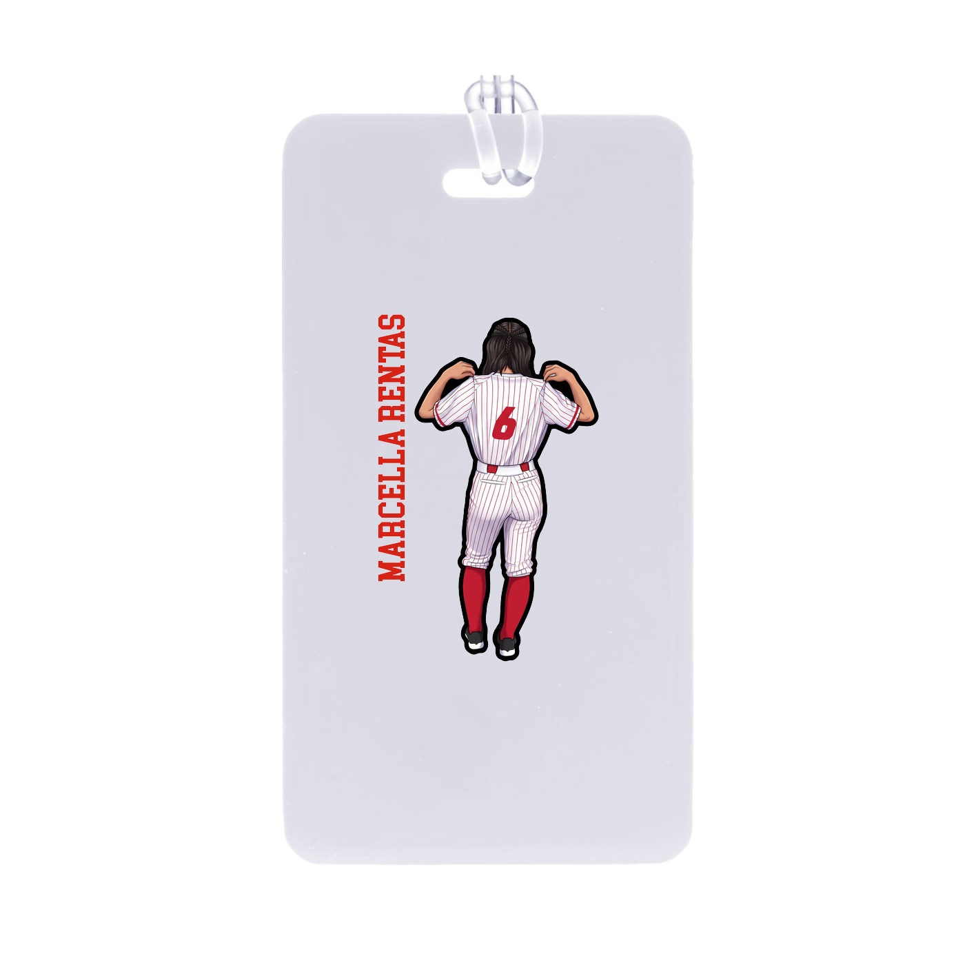 Bag Tag — Name Vertical in Classic