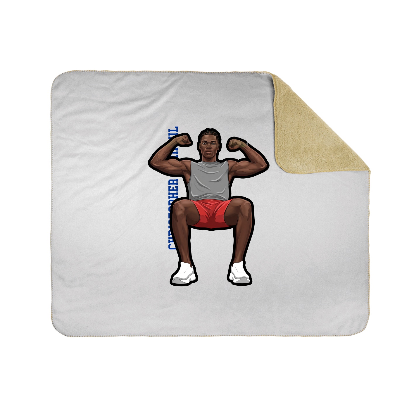 50x60 Sherpa Lined Throw Blanket