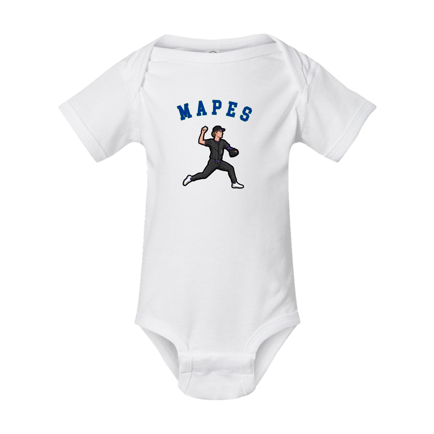 Baby Onesie — Shirsey Arch in White
