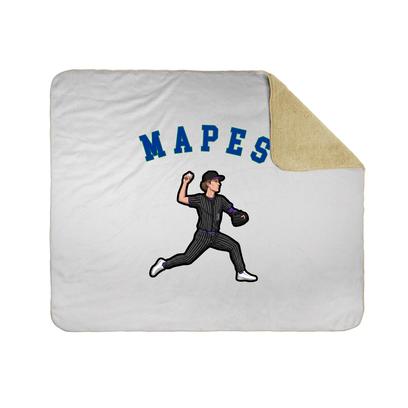 Throw Blanket — Shirsey Arch in White