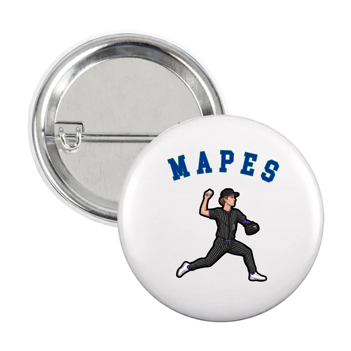 Game Day Button — Shirsey Arch in White