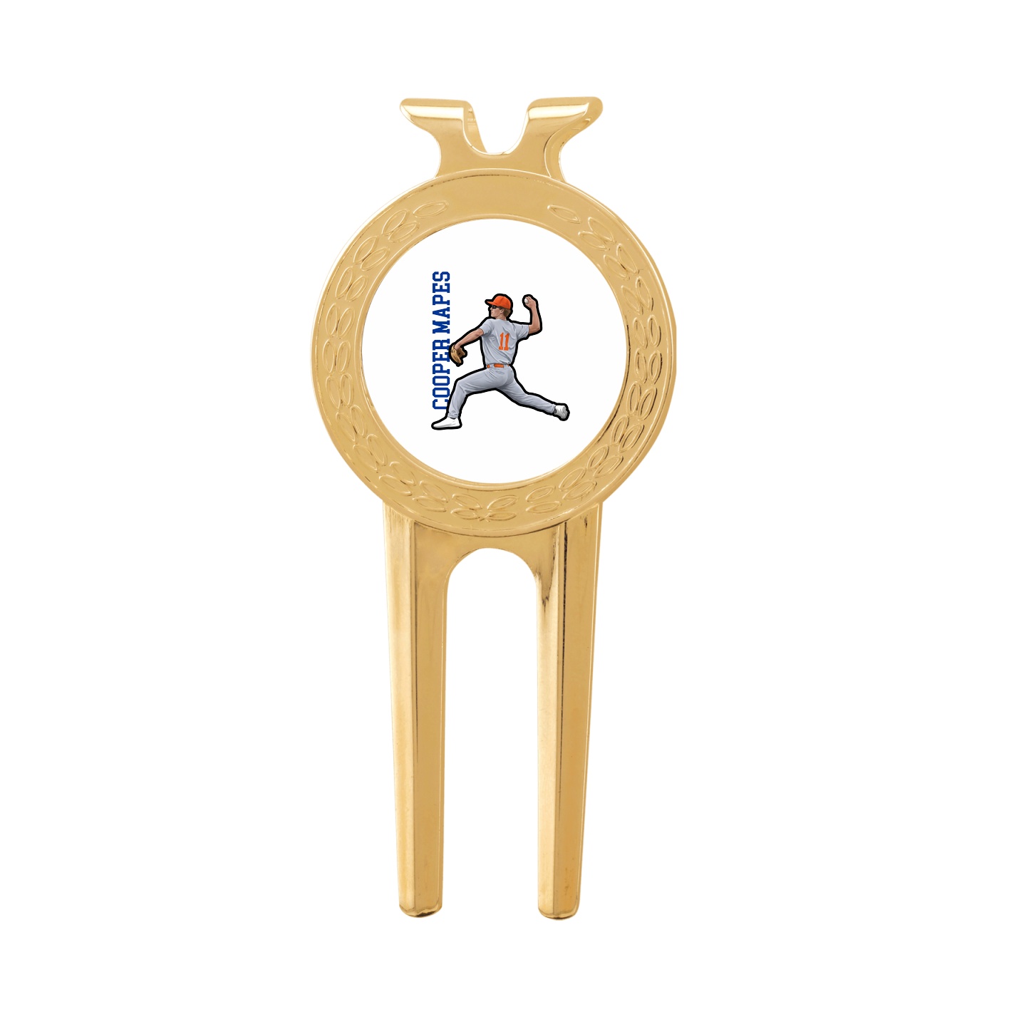 Divot Tool with Ball Marker — Name Vertical in Classic