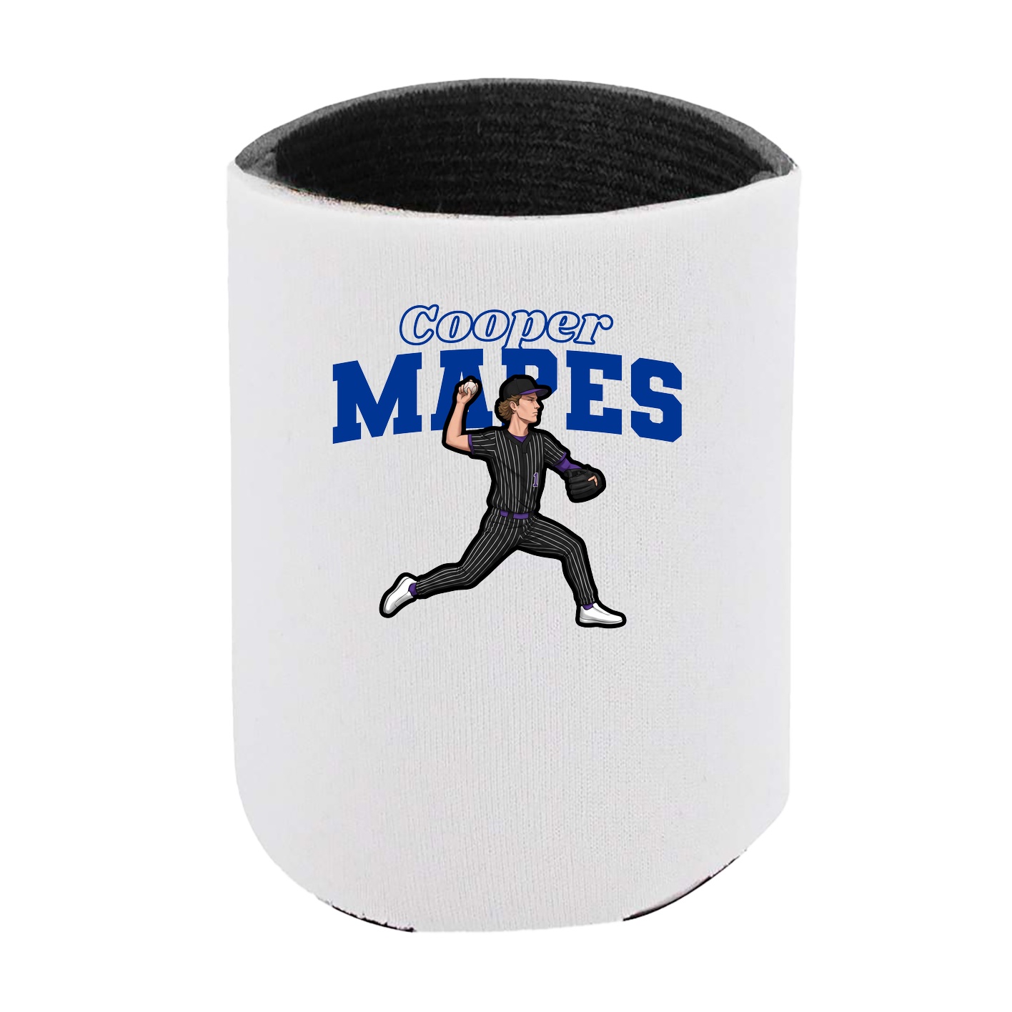 Can Holder — Name Arch in White