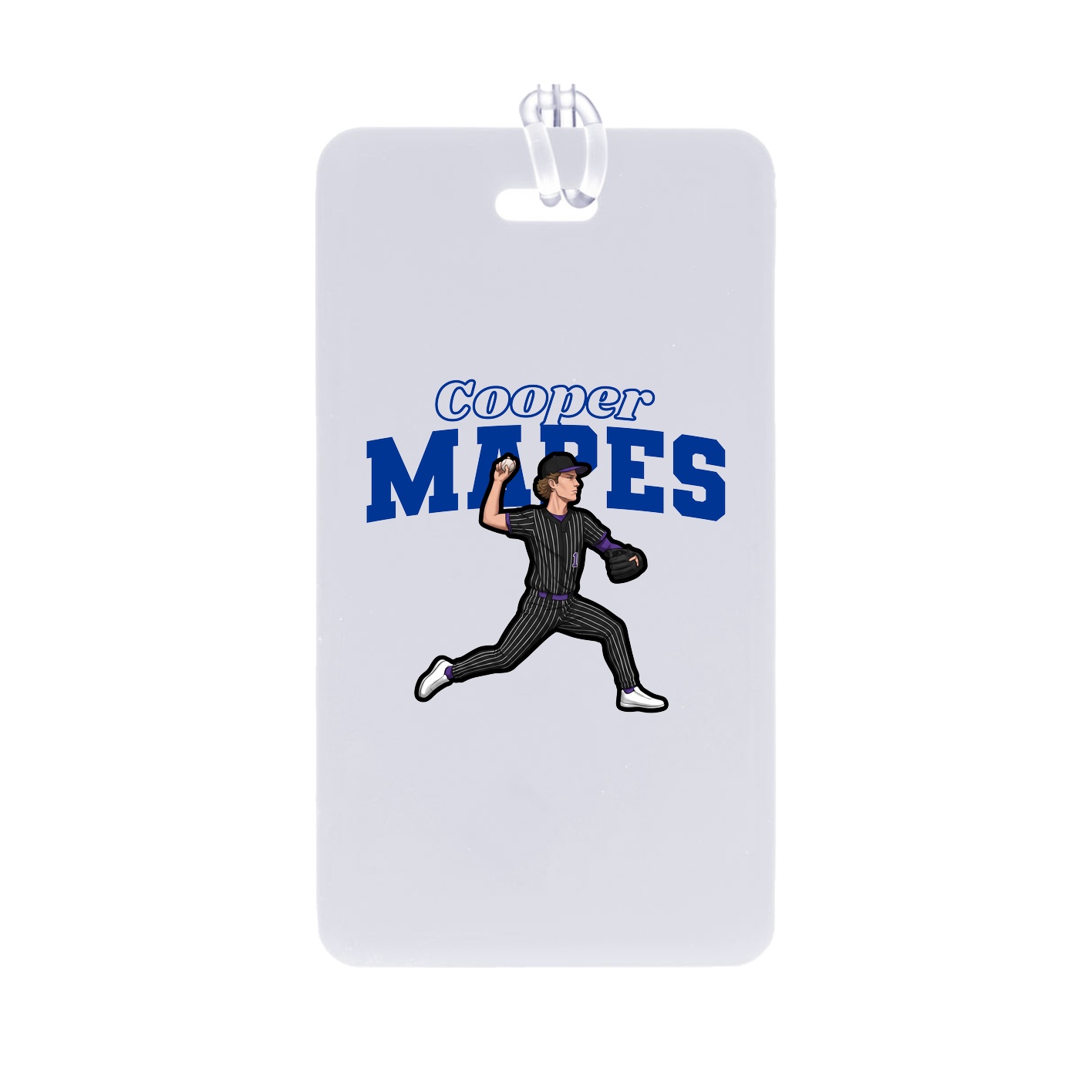 Bag Tag — Name Arch in Classic
