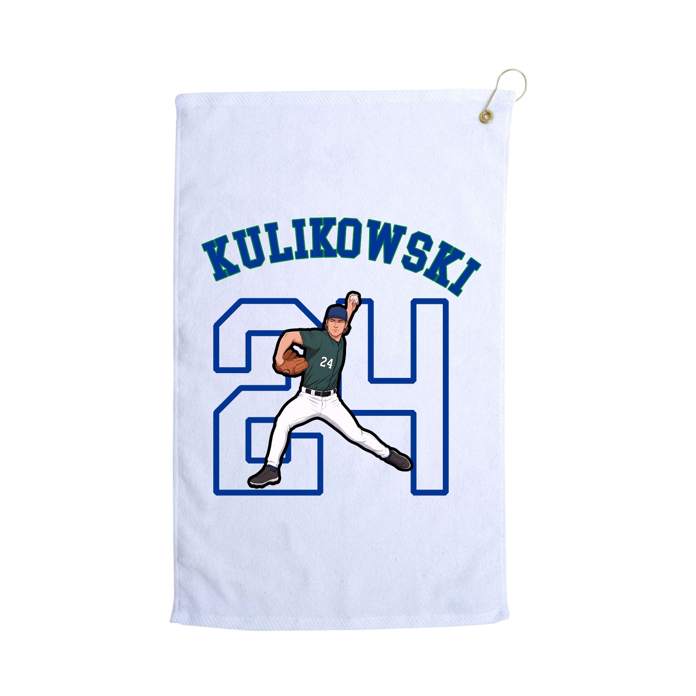 Golf Towel — Shirsey Arch in White