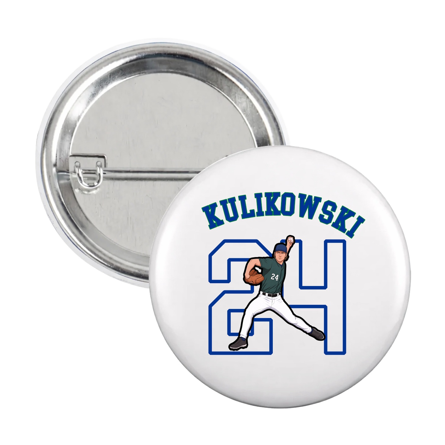 Game Day Button — Shirsey Arch in White