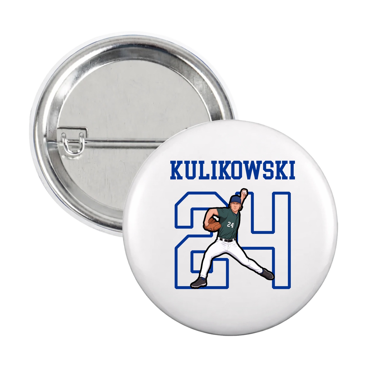 Game Day Button — Shirsey in White