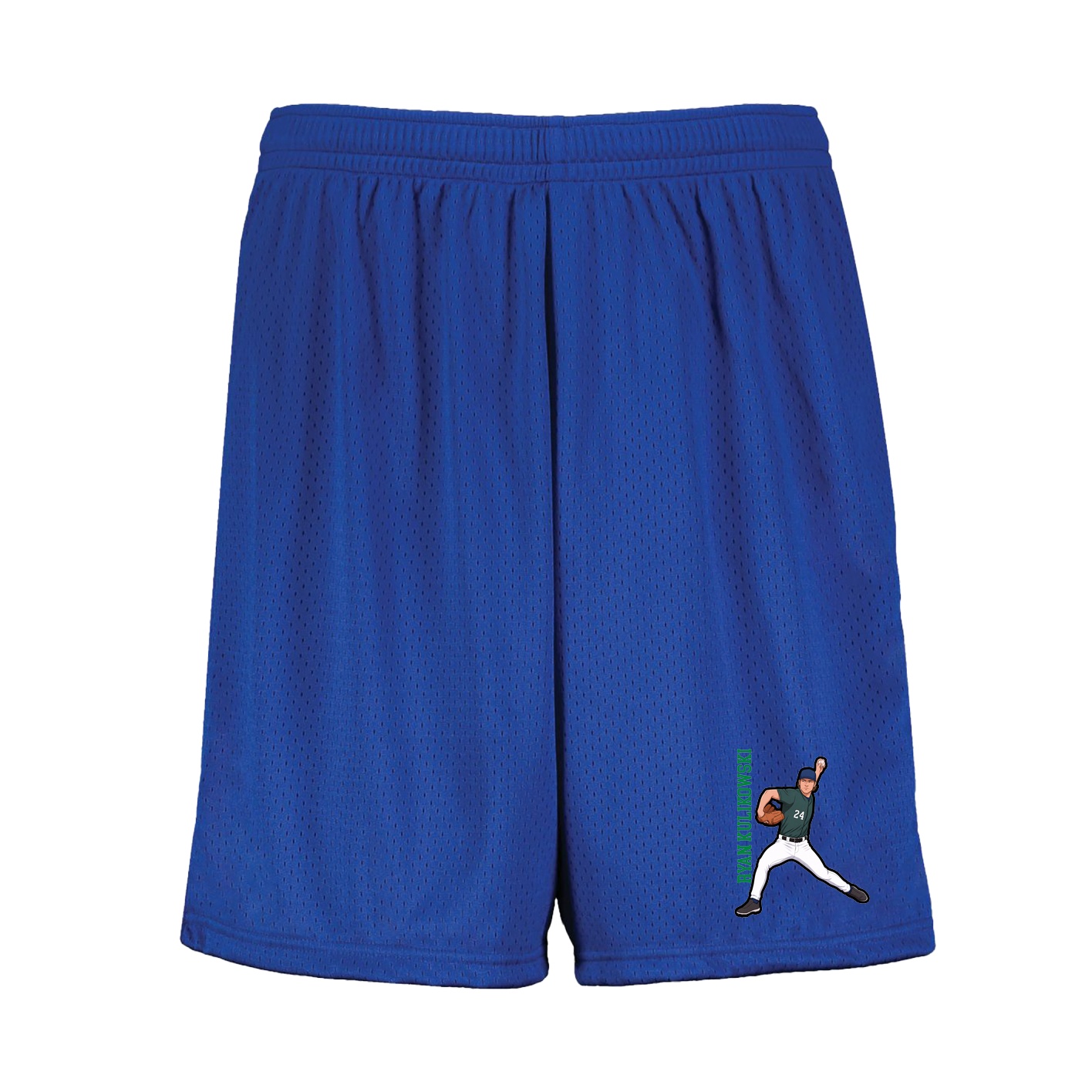 Shorts — Name Vertical in Royal