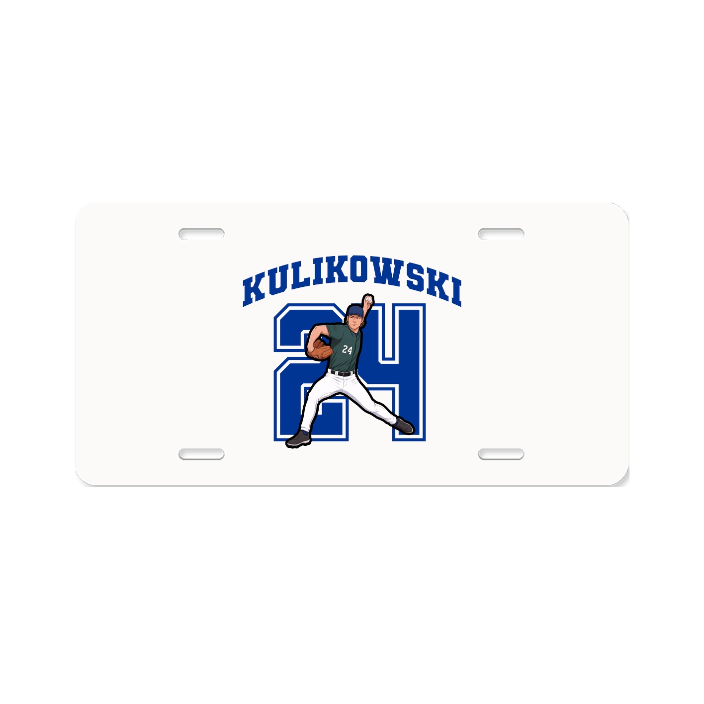 License Plate — Number in Classic