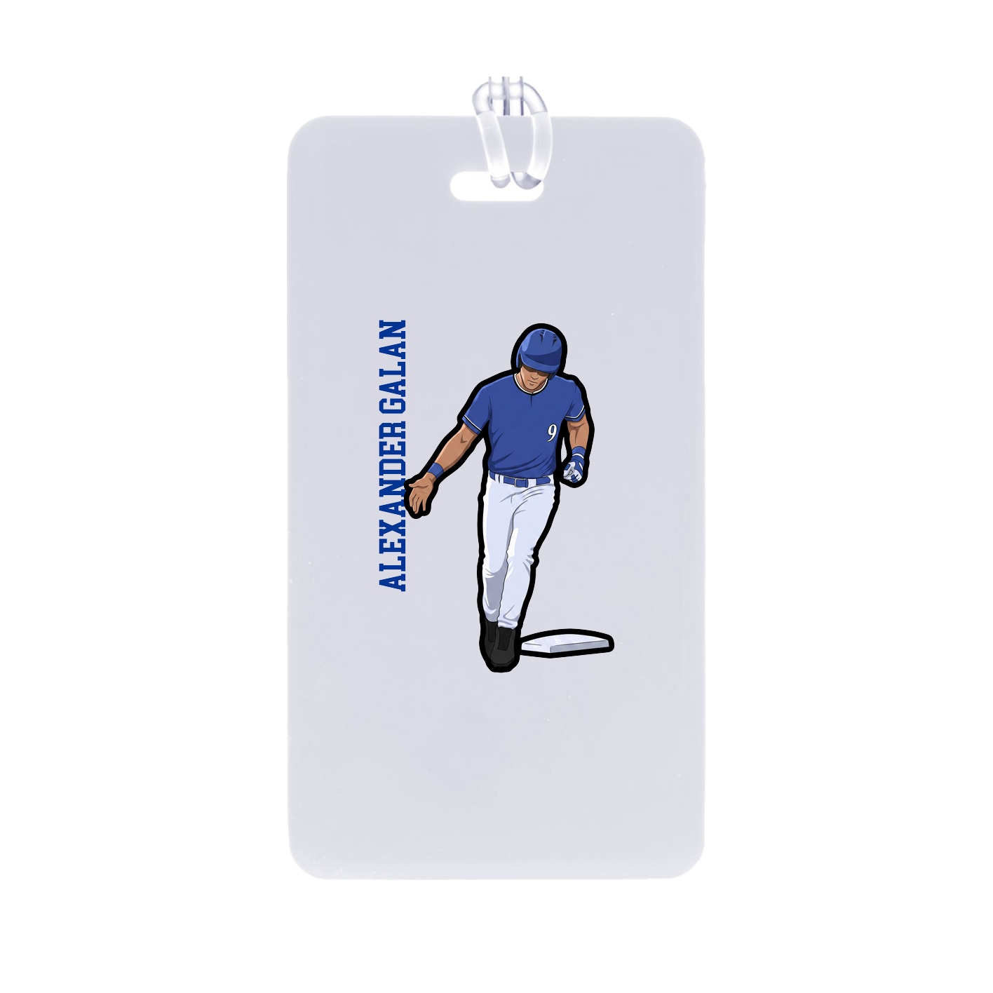 Bag Tag — Name Vertical in Classic