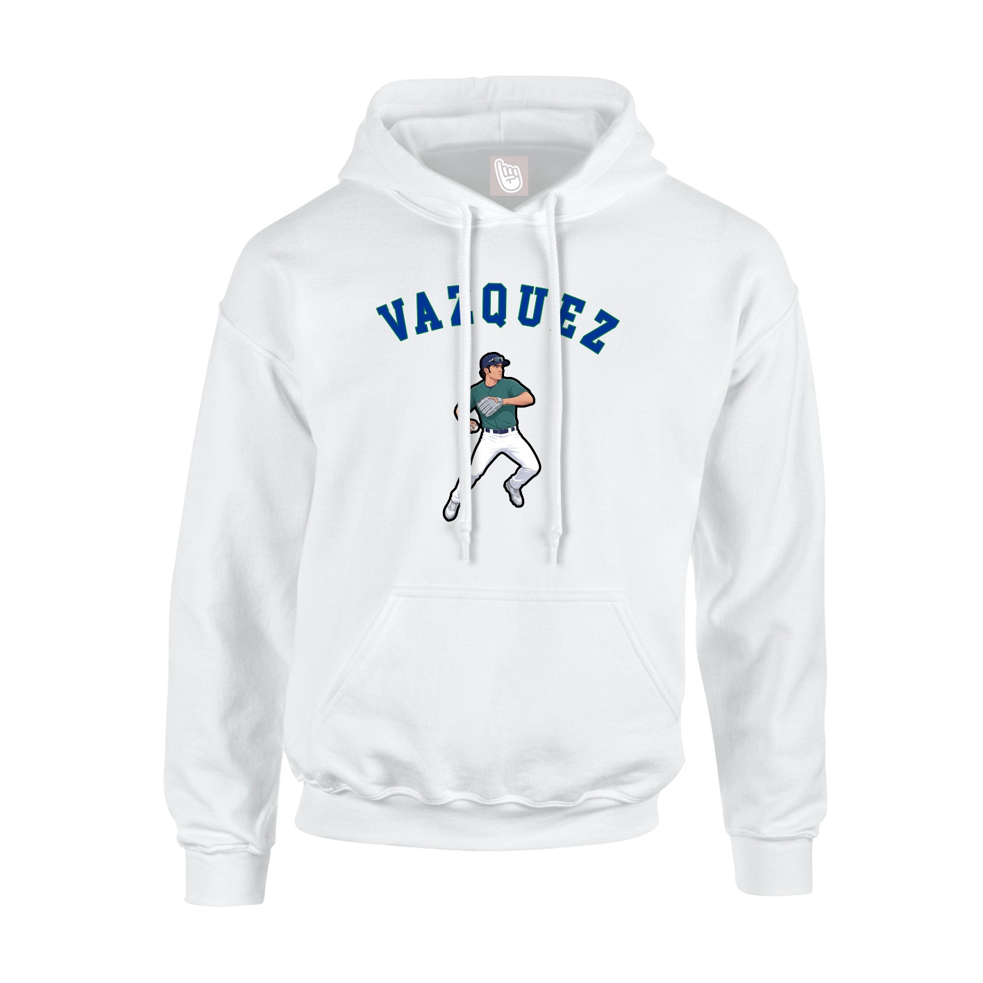 Hoodie — Shirsey Arch in White