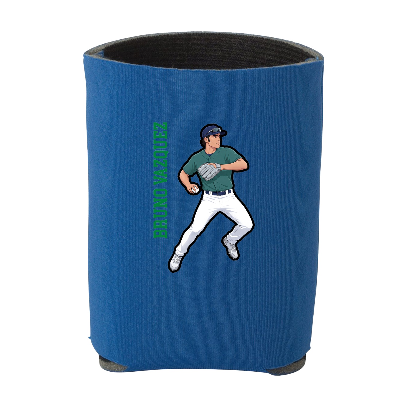 Can Holder — Name Vertical in Royal