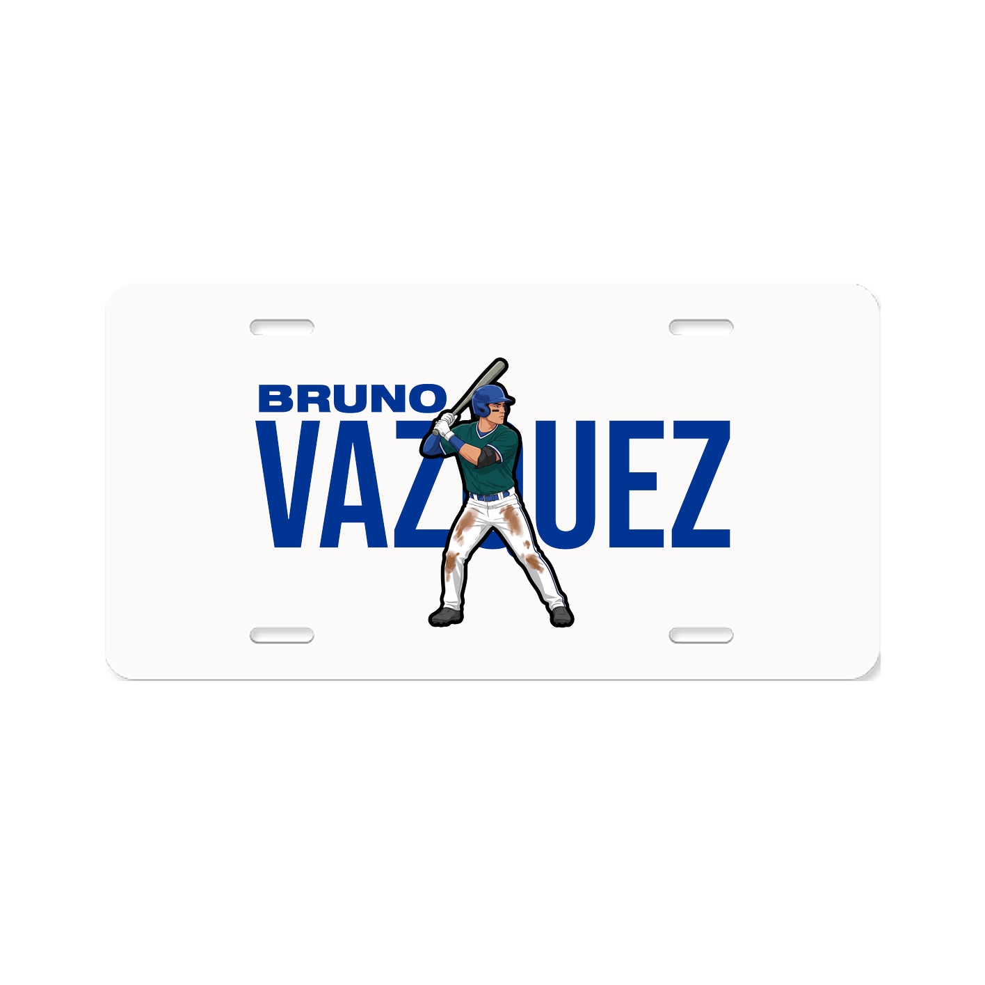 License Plate — Player Name in Classic