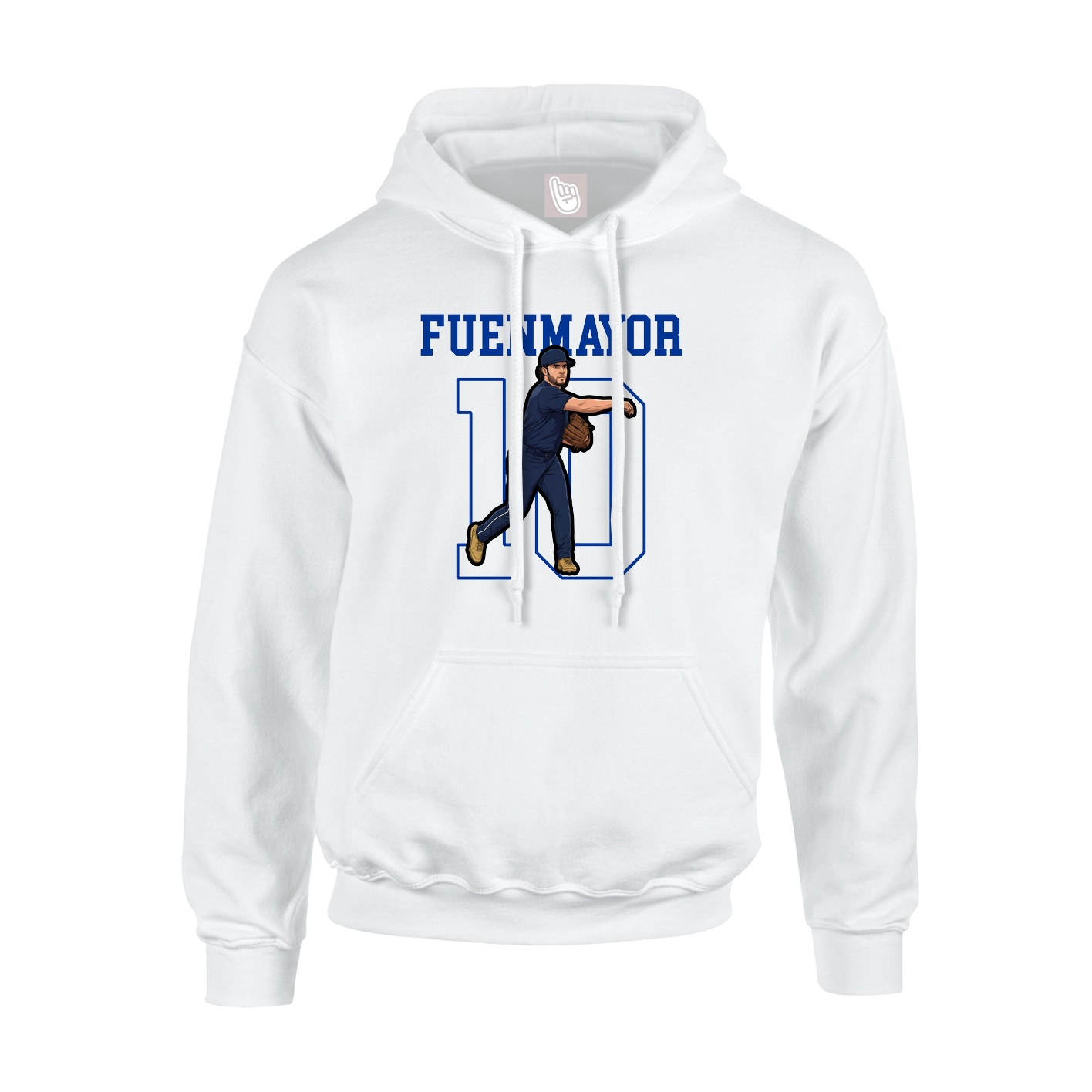 Hoodie — Shirsey in White