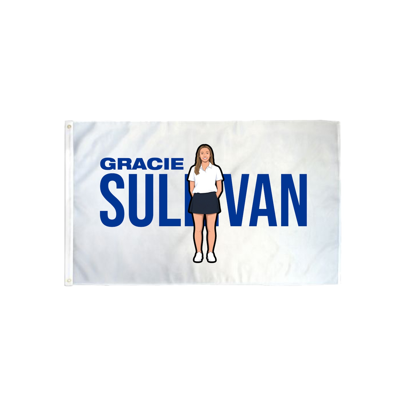 3x5 Flag — Player Name in Classic