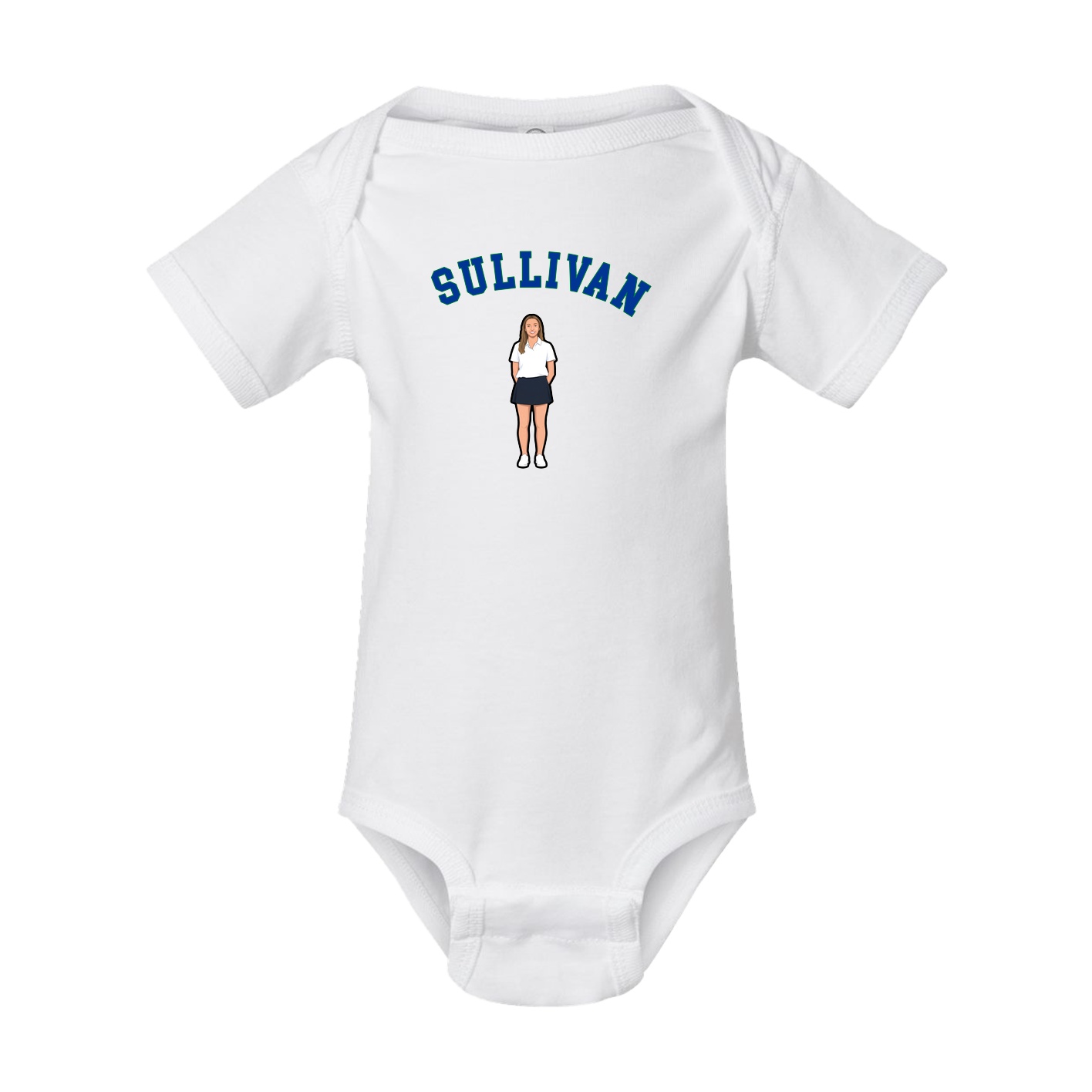 Baby Onesie — Shirsey Arch in White