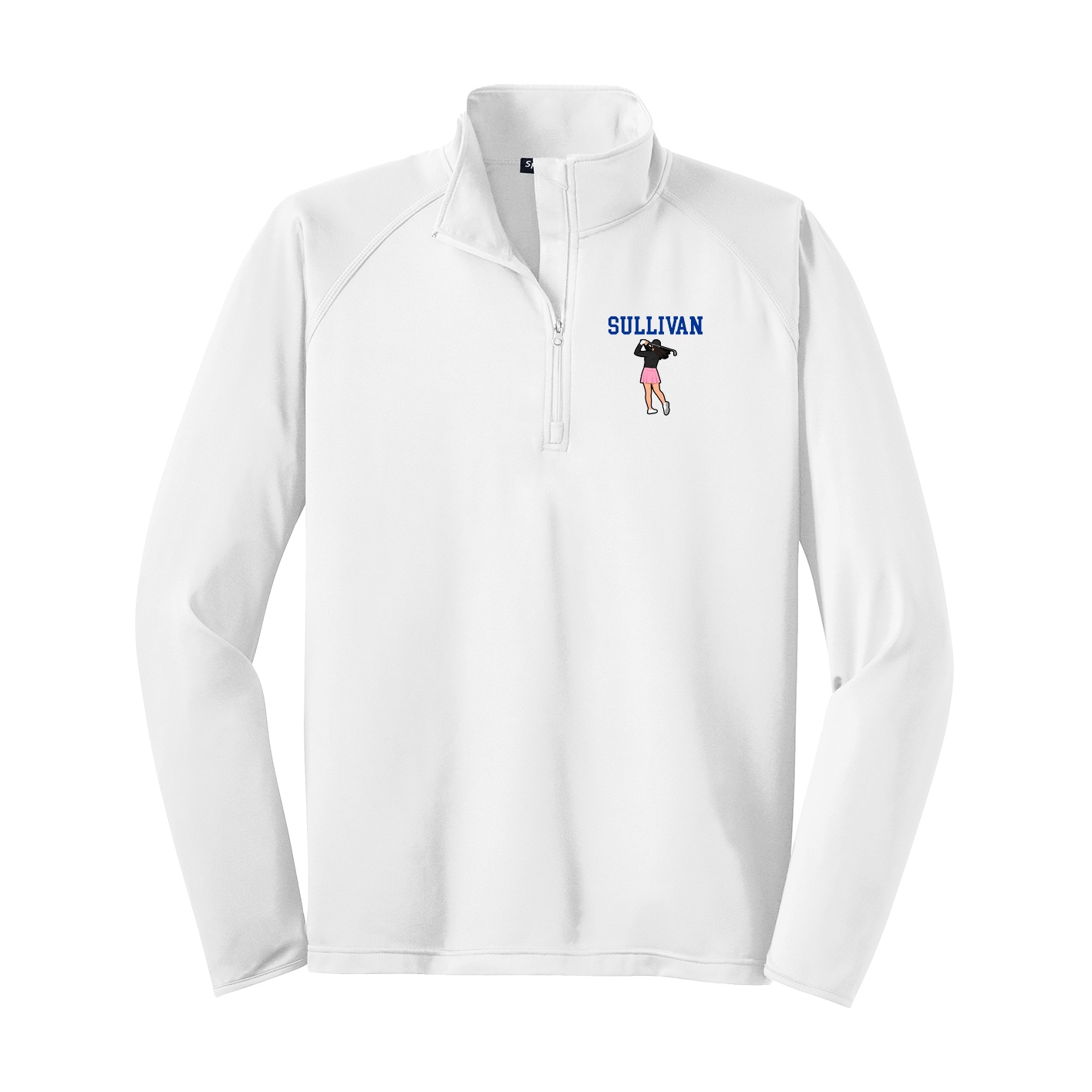 Q-Zip Pullover — Shirsey in White