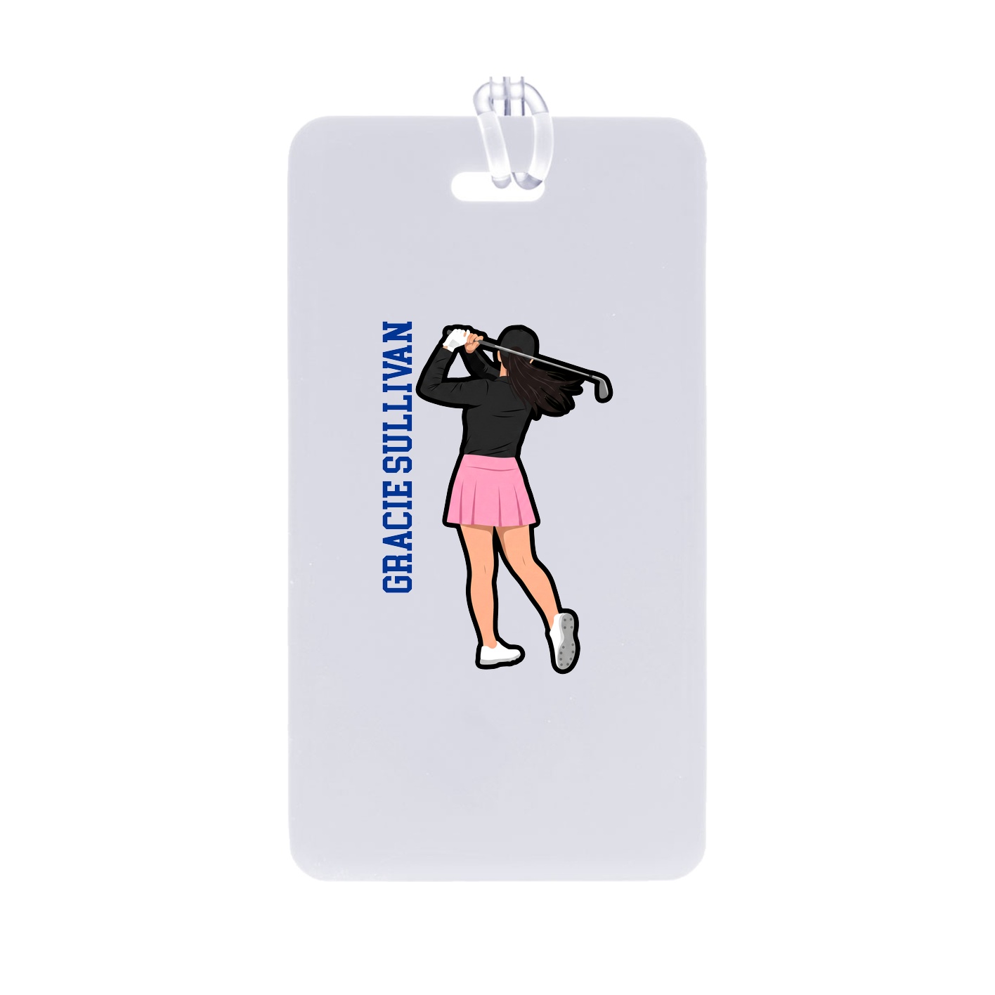 Bag Tag — Name Vertical in Classic