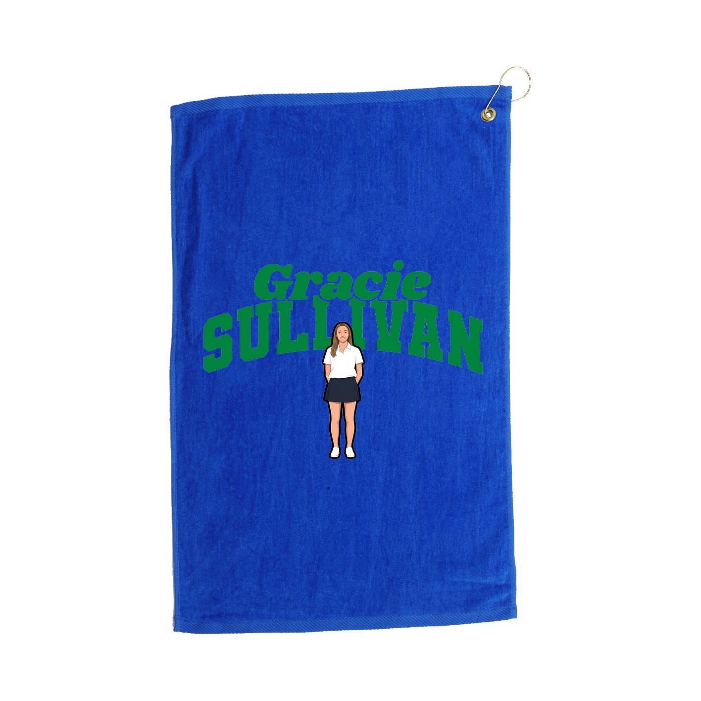 Golf Towel — Signature Arch in Royal