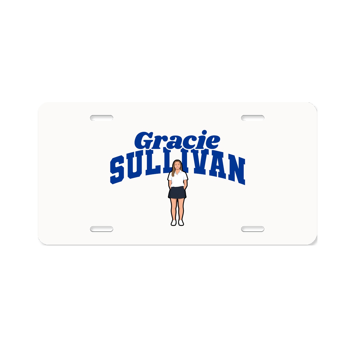 License Plate — Signature Arch in Classic