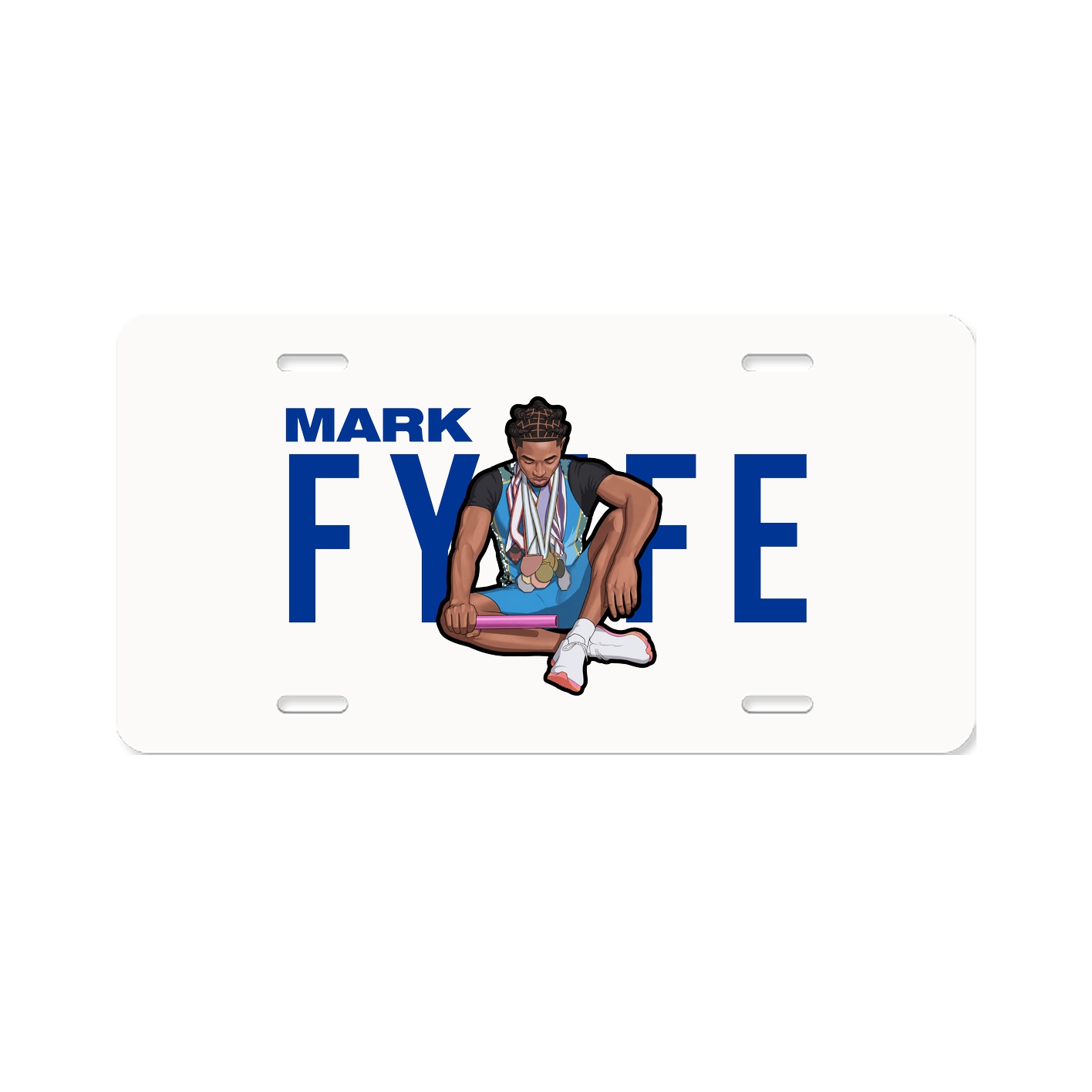 License Plate — Player Name in Classic