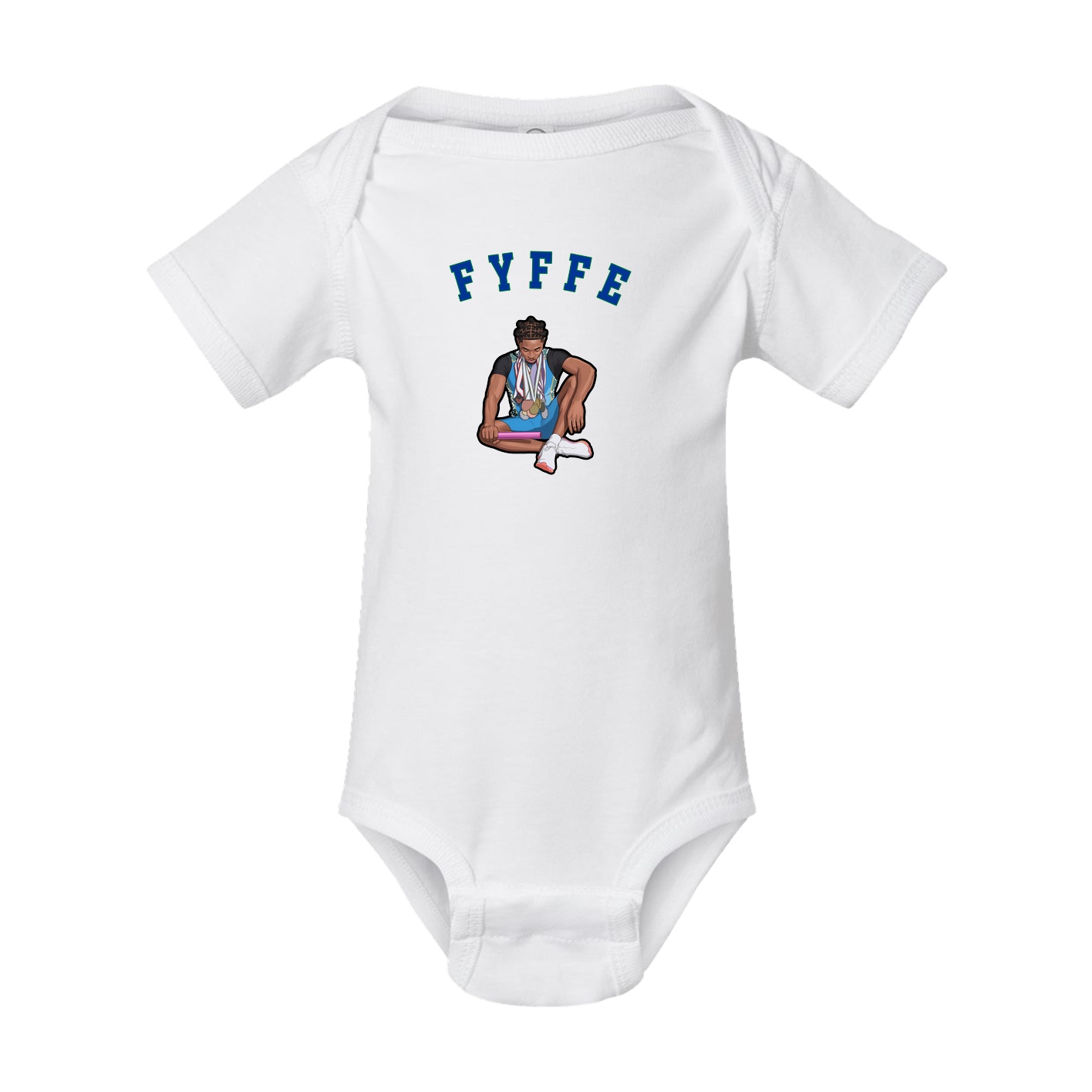 Baby Onesie — Shirsey Arch in White