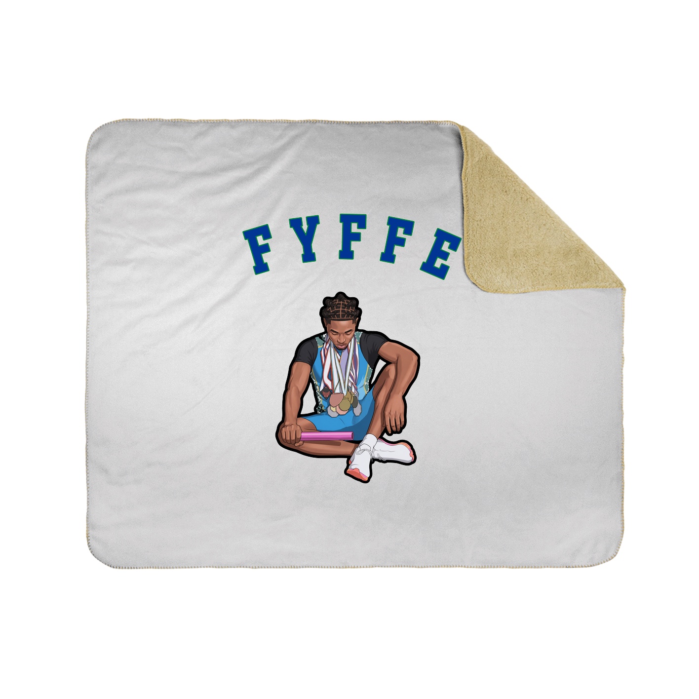 Throw Blanket — Shirsey Arch in White