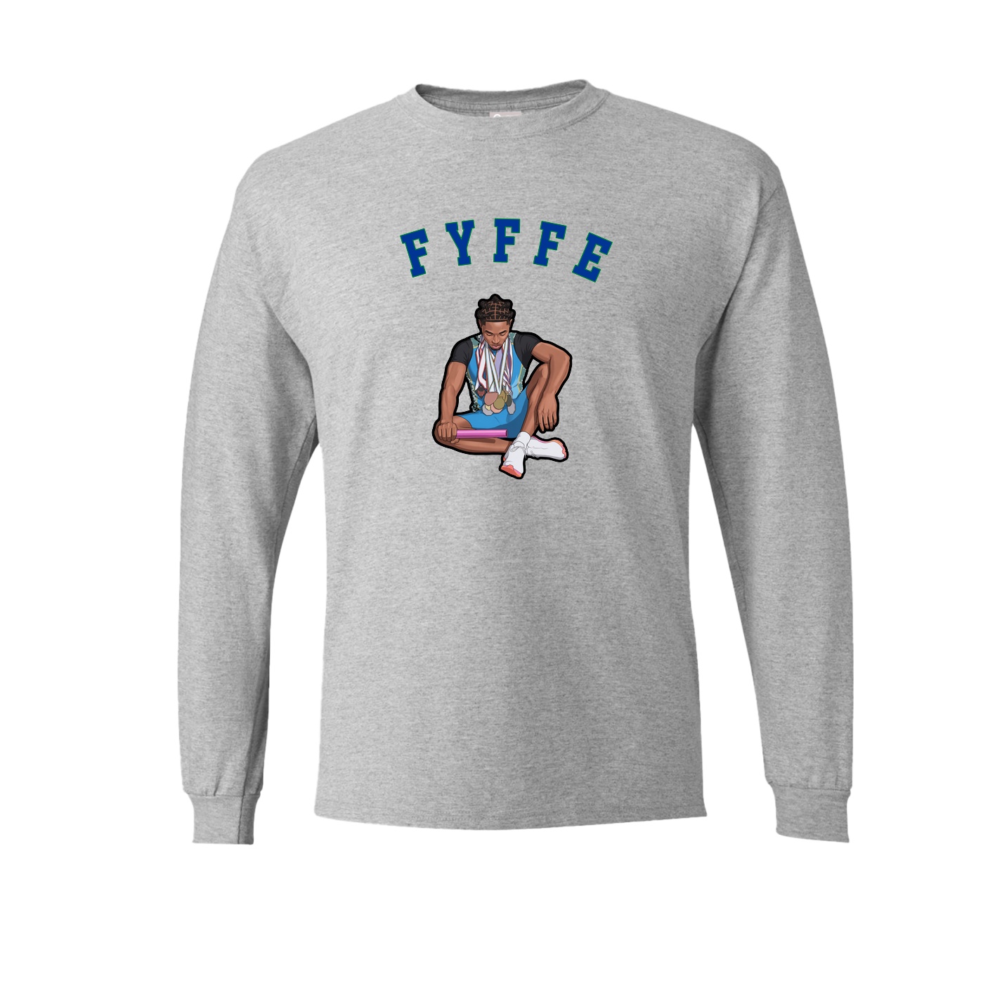 Long Sleeve Tee — Shirsey Arch in Grey