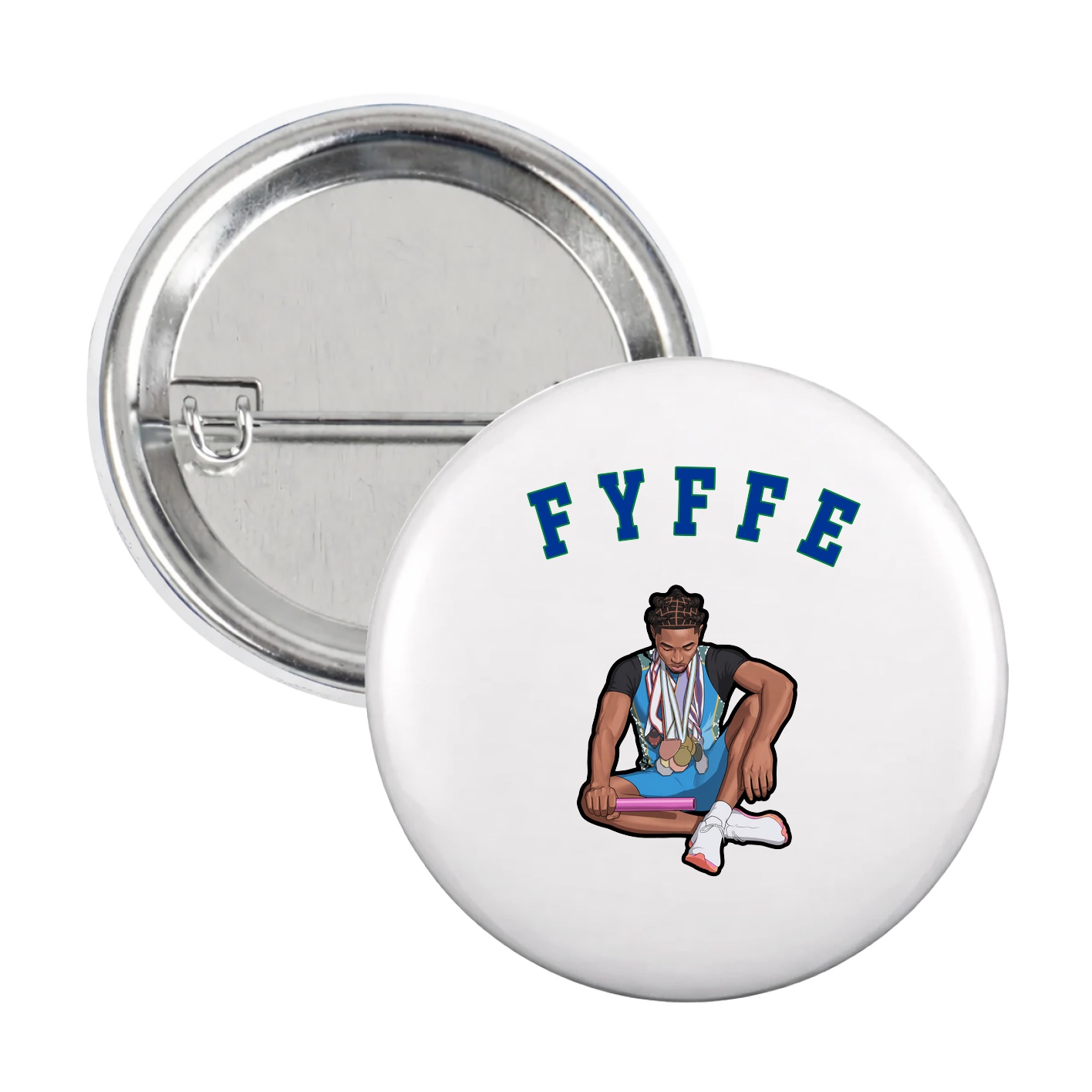 Game Day Button — Shirsey Arch in White