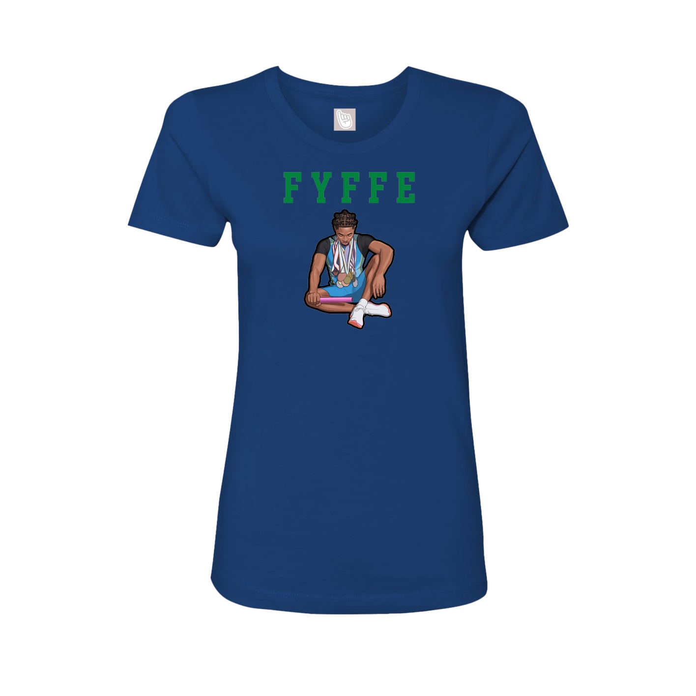 Fitted Women's Tee — Shirsey in Royal
