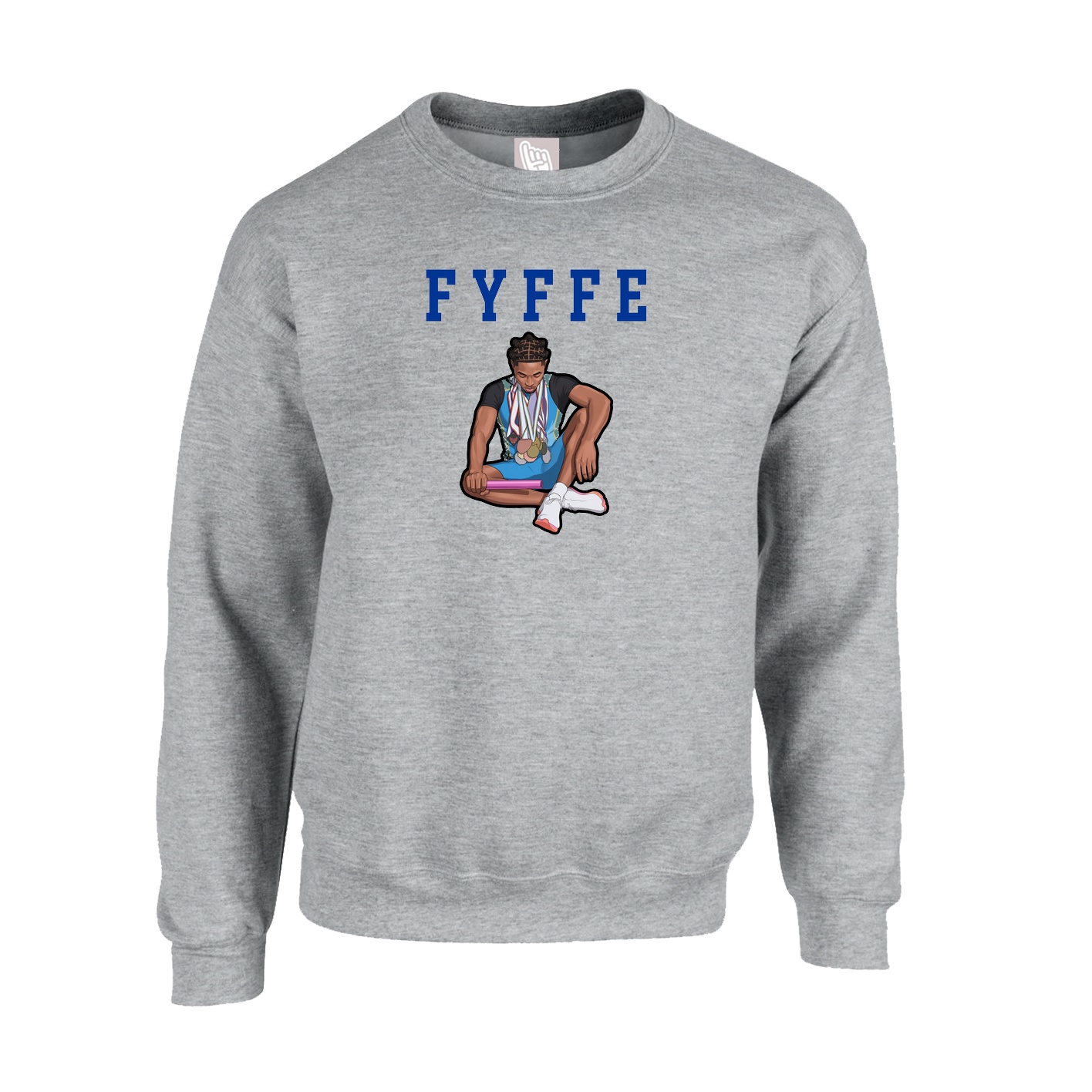 Fleece Crew — Shirsey in Grey