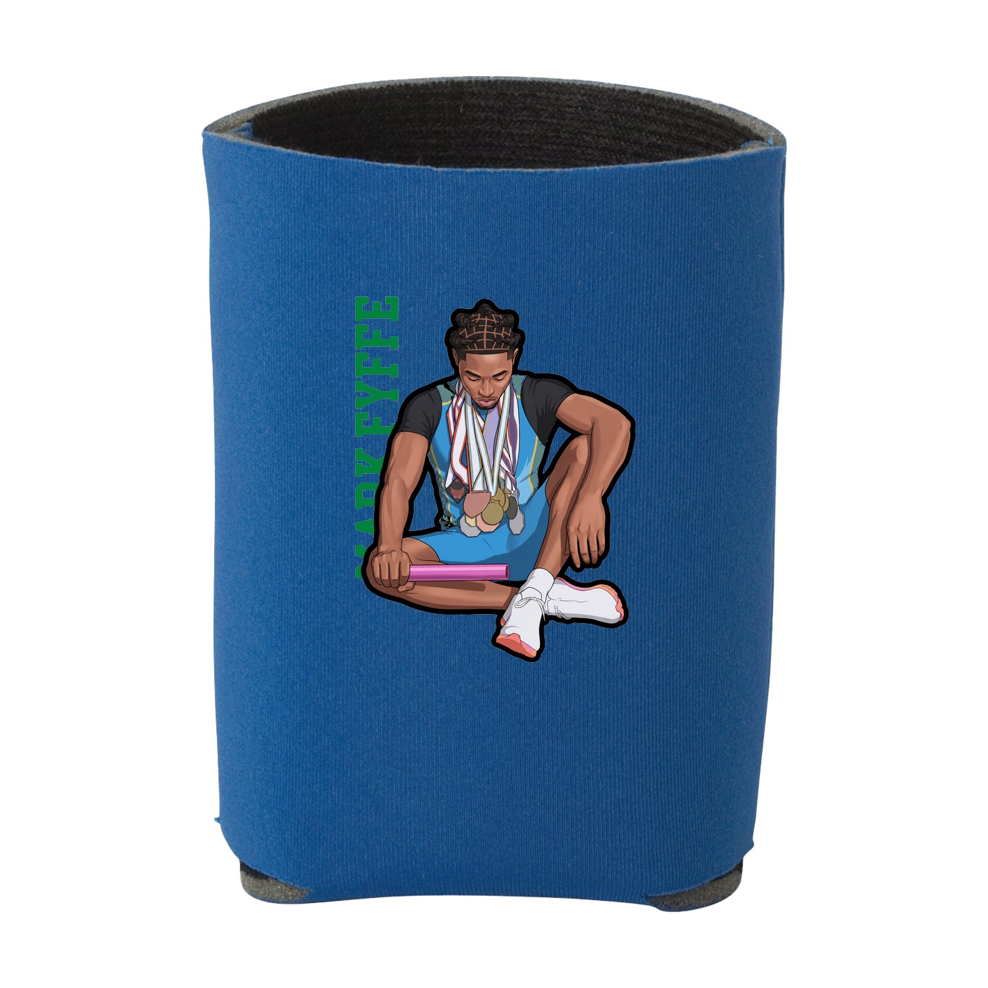 Can Holder — Name Vertical in Royal