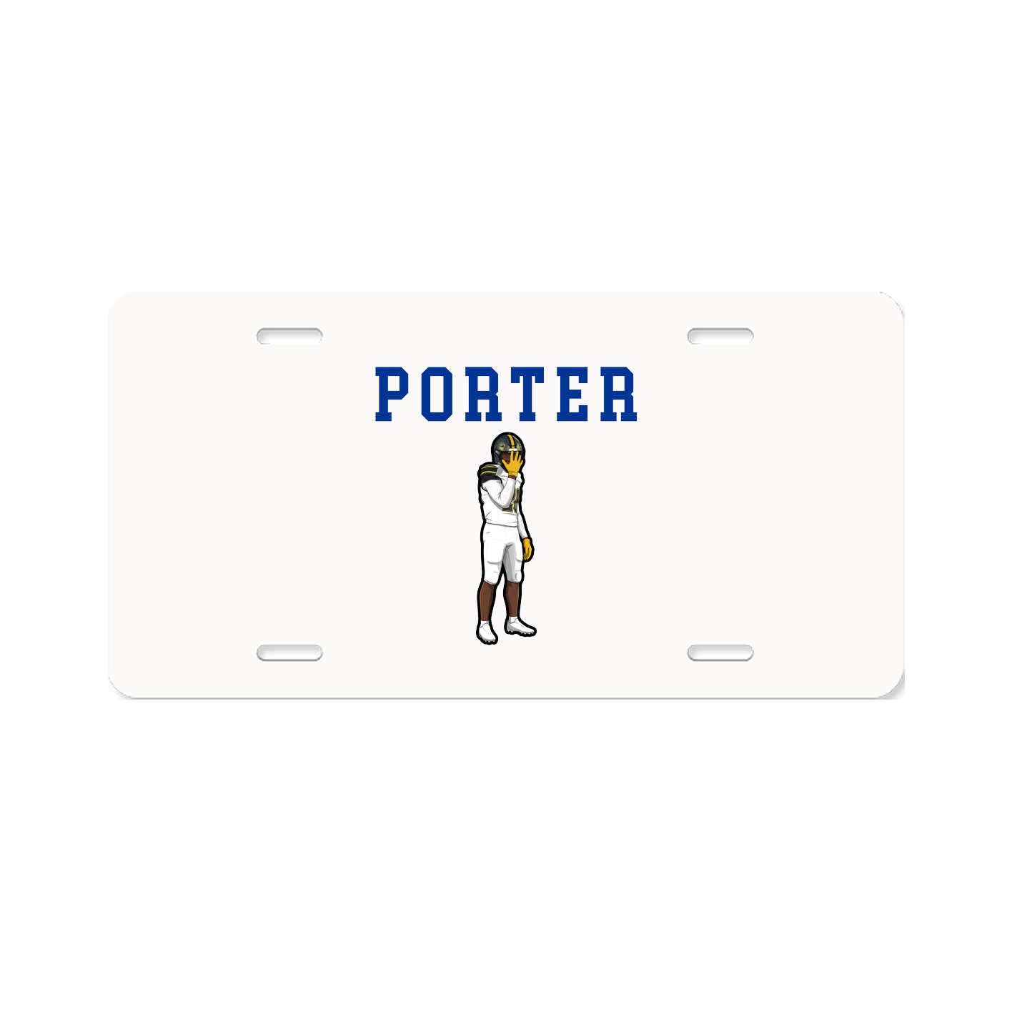 License Plate — Shirsey in Classic