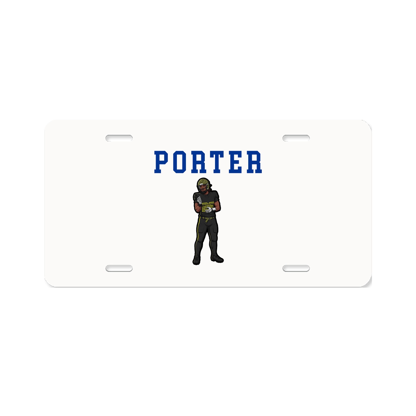 License Plate — Shirsey in Classic
