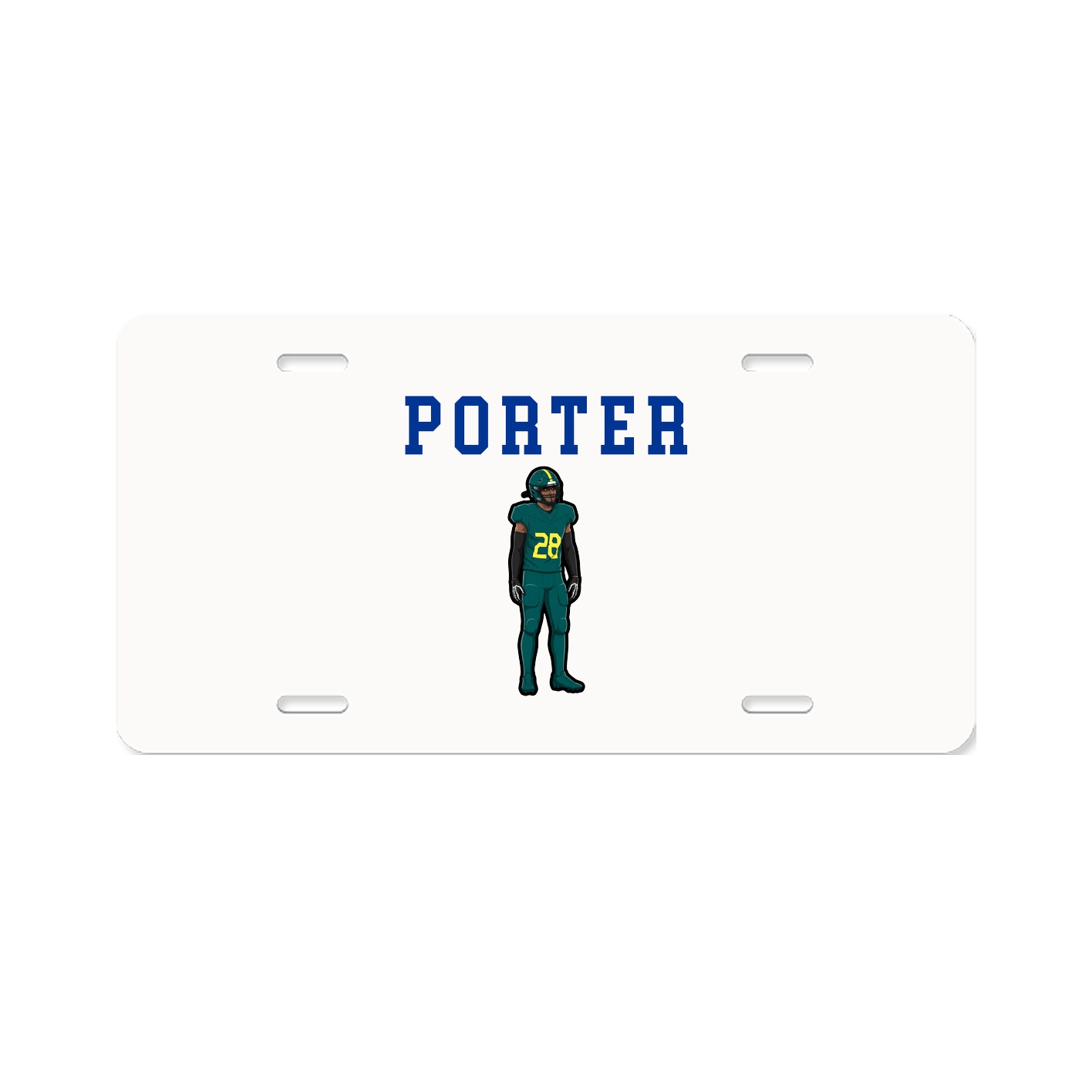 License Plate — Shirsey in Classic