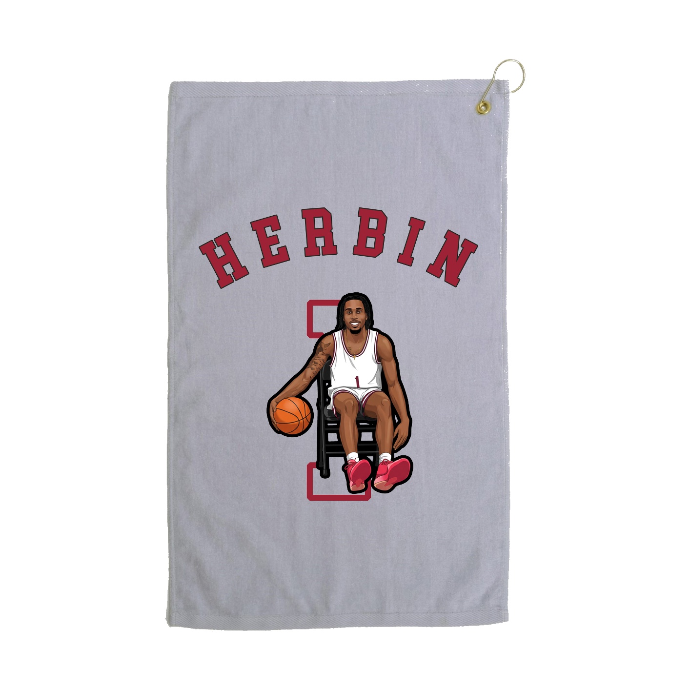 Golf Towel — Shirsey Arch in Grey