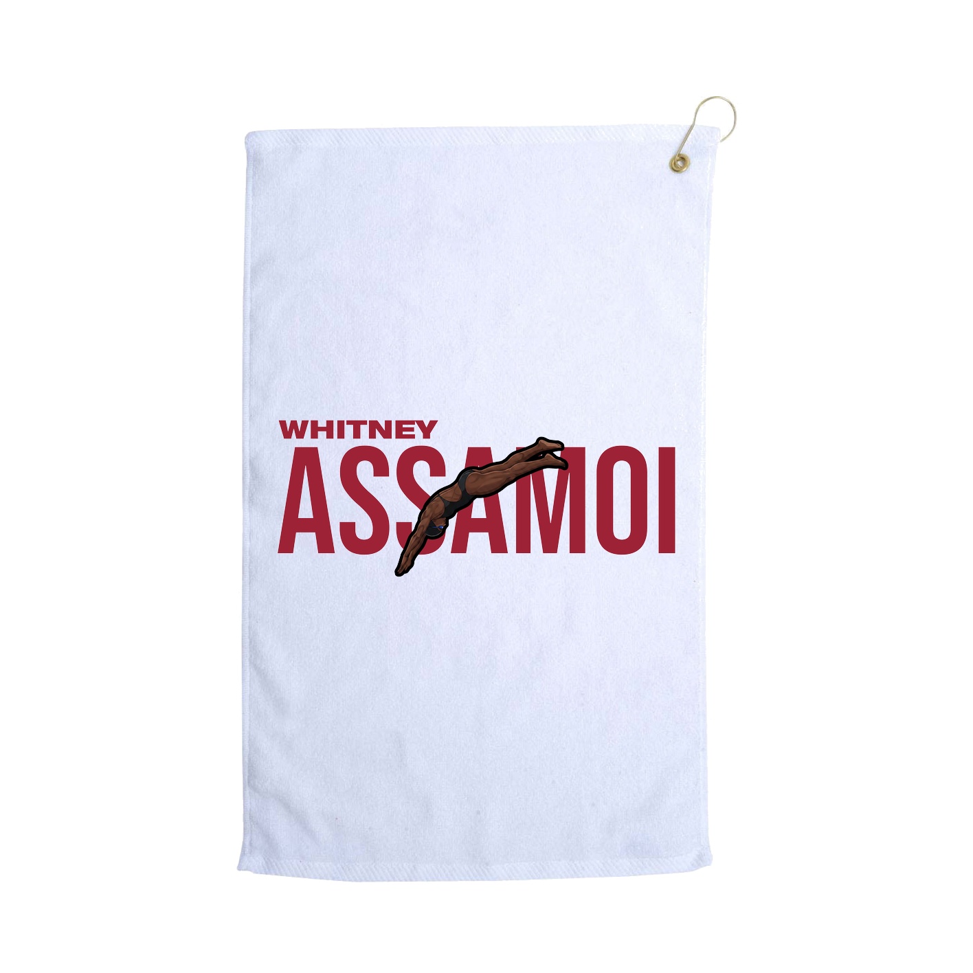 Golf Towel — Player Name in White