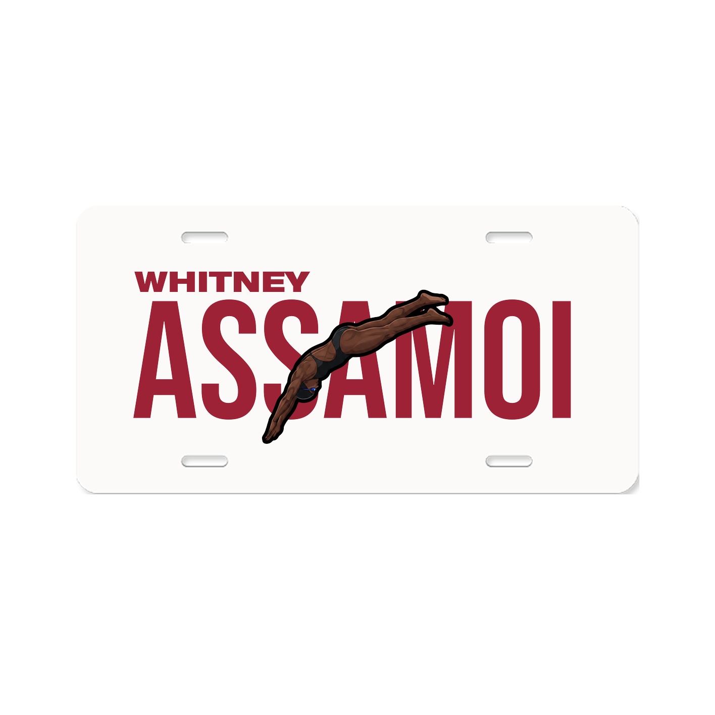 License Plate — Player Name in Classic
